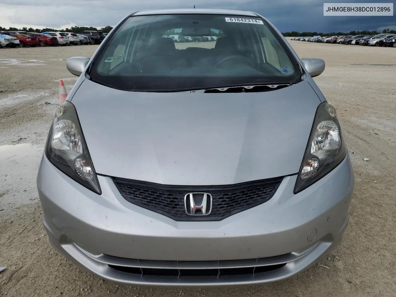 2013 Honda Fit VIN: JHMGE8H38DC012896 Lot: 61842314