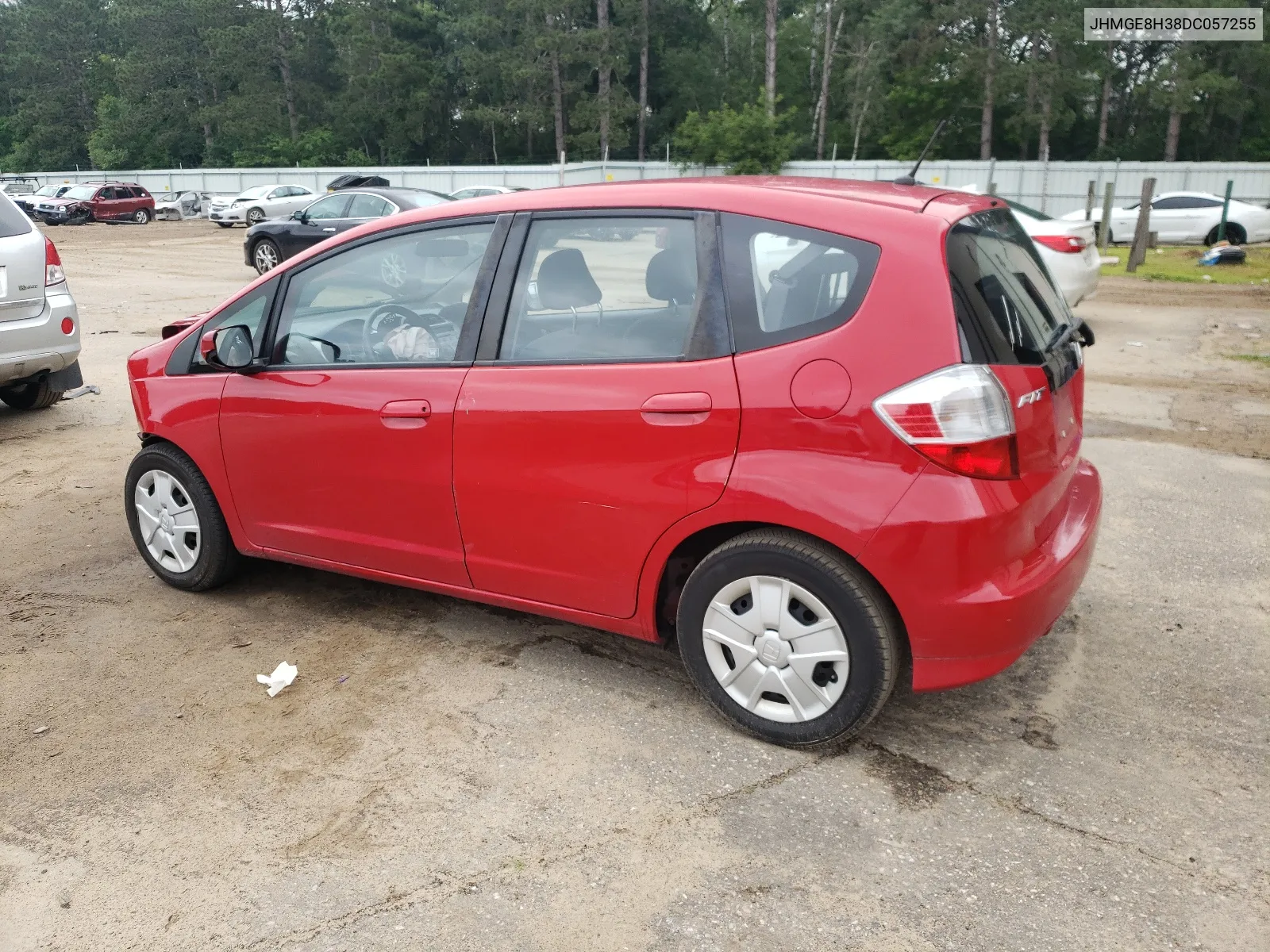 2013 Honda Fit VIN: JHMGE8H38DC057255 Lot: 61888744