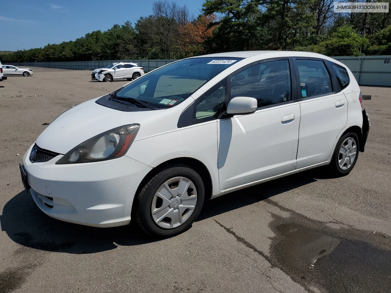 2013 Honda Fit VIN: JHMGE8H33DC069118 Lot: 62231424