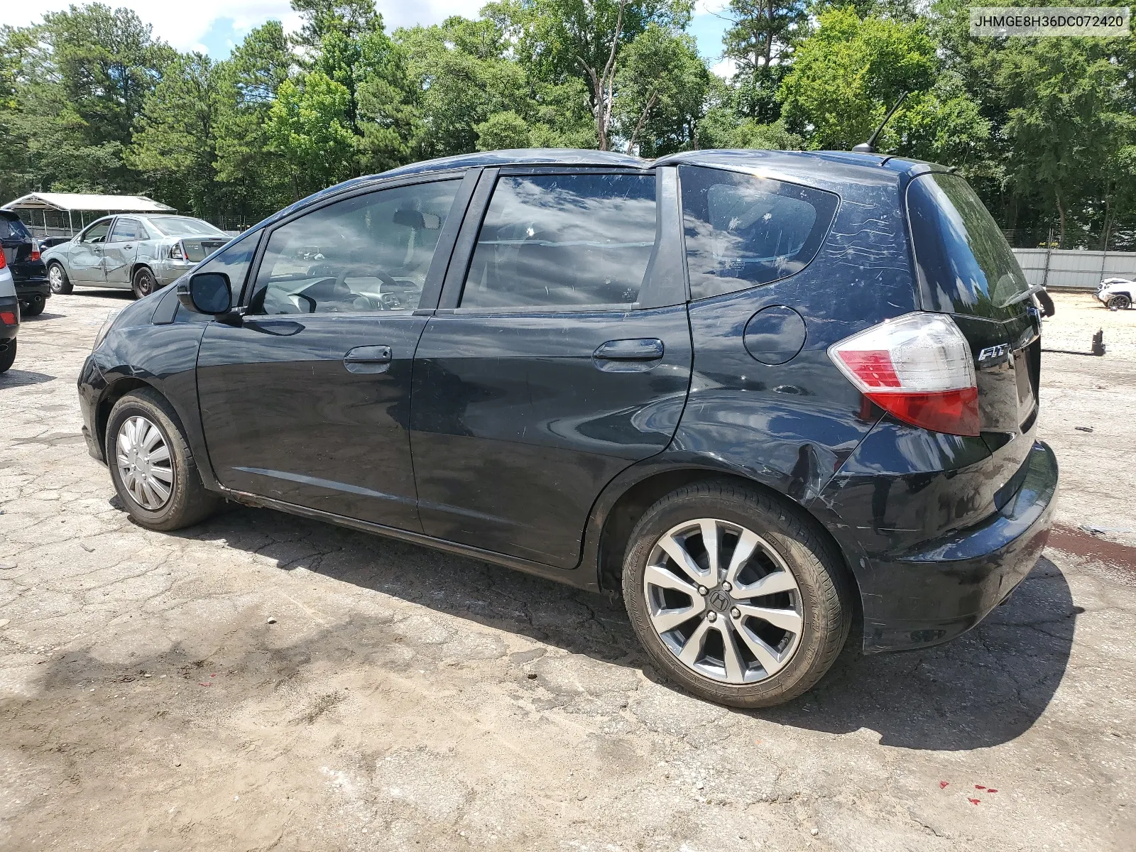 2013 Honda Fit VIN: JHMGE8H36DC072420 Lot: 62392954