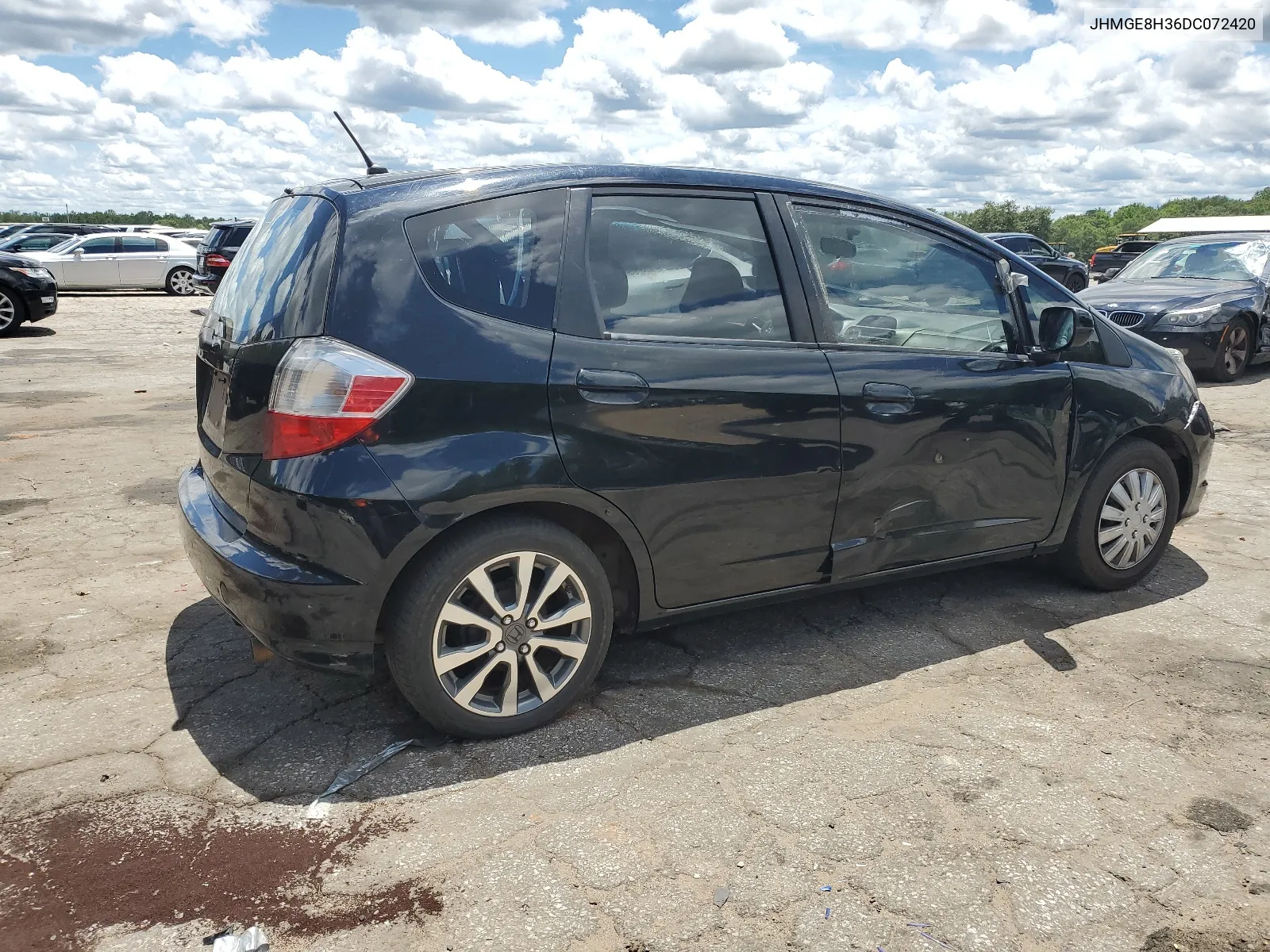 2013 Honda Fit VIN: JHMGE8H36DC072420 Lot: 62392954