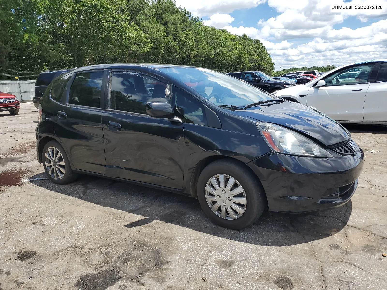 2013 Honda Fit VIN: JHMGE8H36DC072420 Lot: 62392954