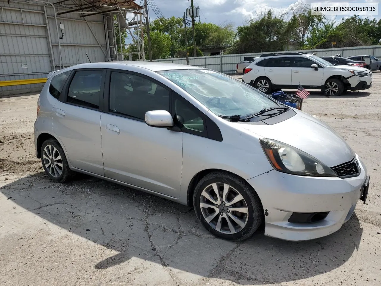 2013 Honda Fit Sport VIN: JHMGE8H53DC058136 Lot: 62434374