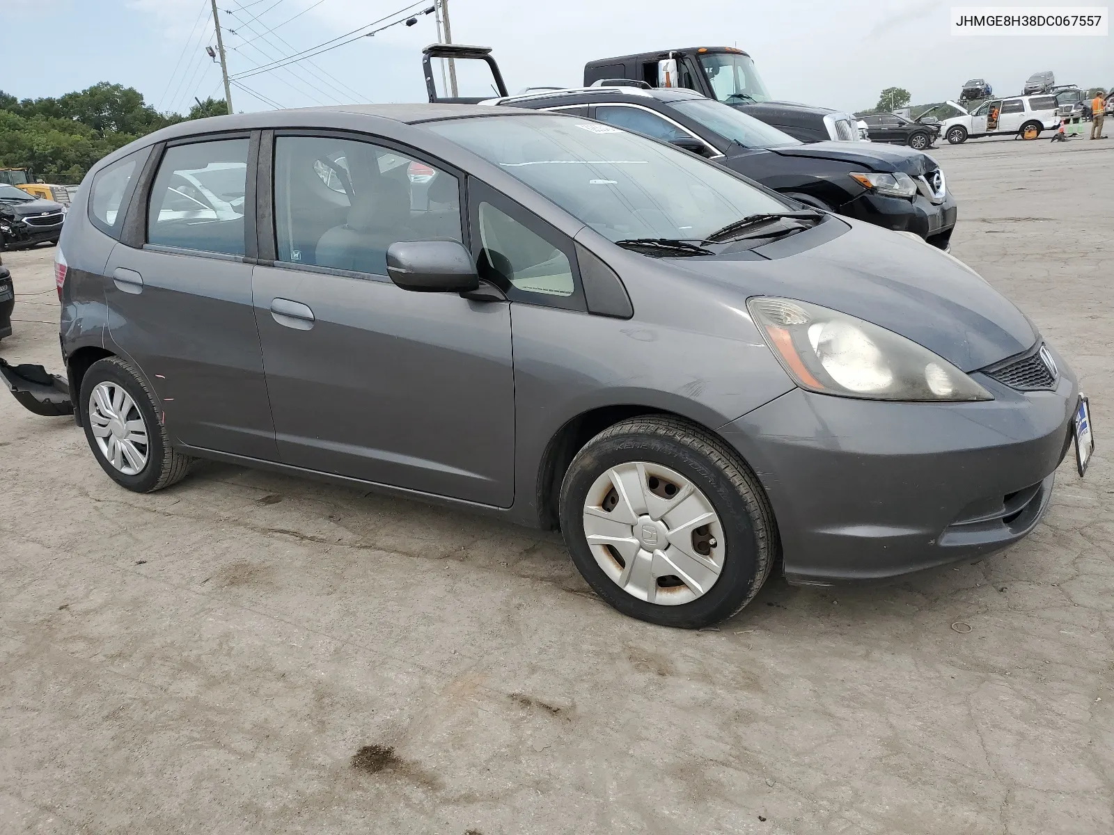 2013 Honda Fit VIN: JHMGE8H38DC067557 Lot: 62650424