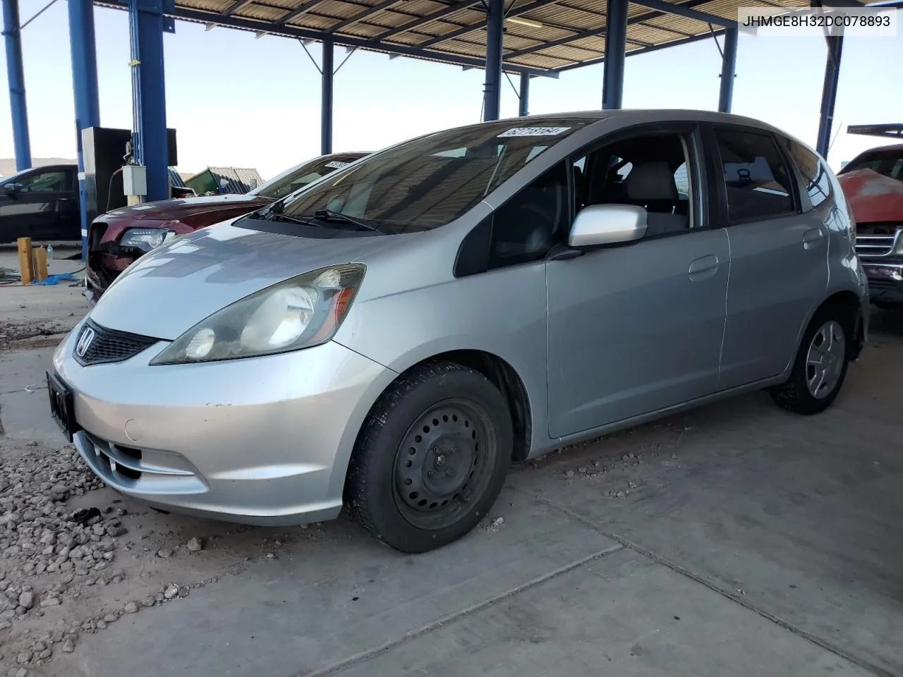 2013 Honda Fit VIN: JHMGE8H32DC078893 Lot: 62718164