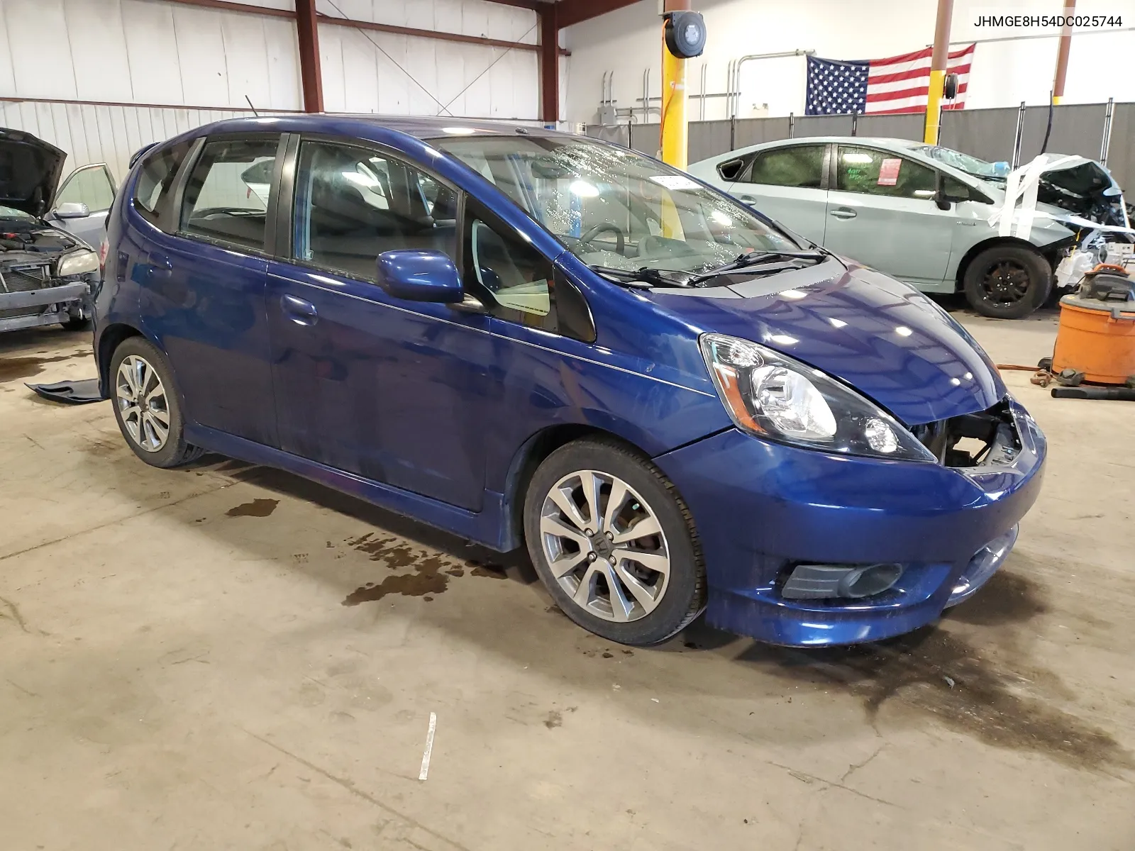 2013 Honda Fit Sport VIN: JHMGE8H54DC025744 Lot: 62747204