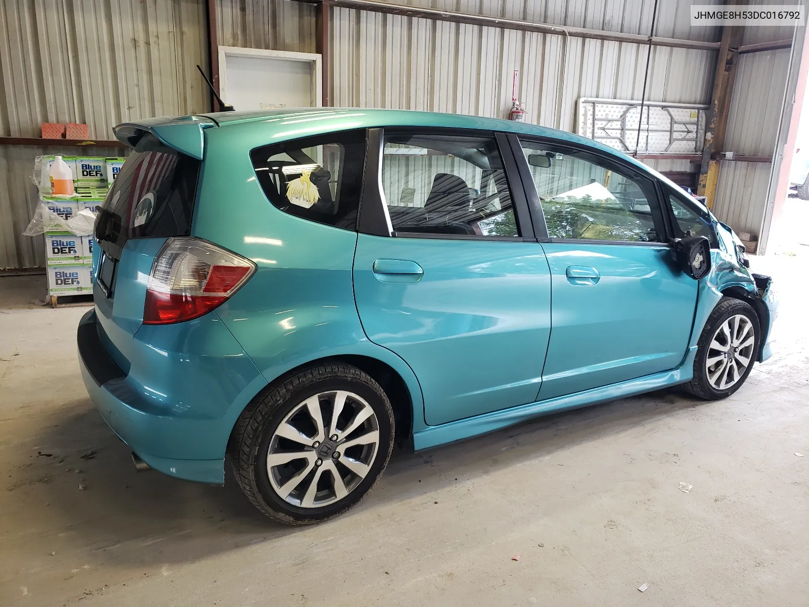 2013 Honda Fit Sport VIN: JHMGE8H53DC016792 Lot: 63429024