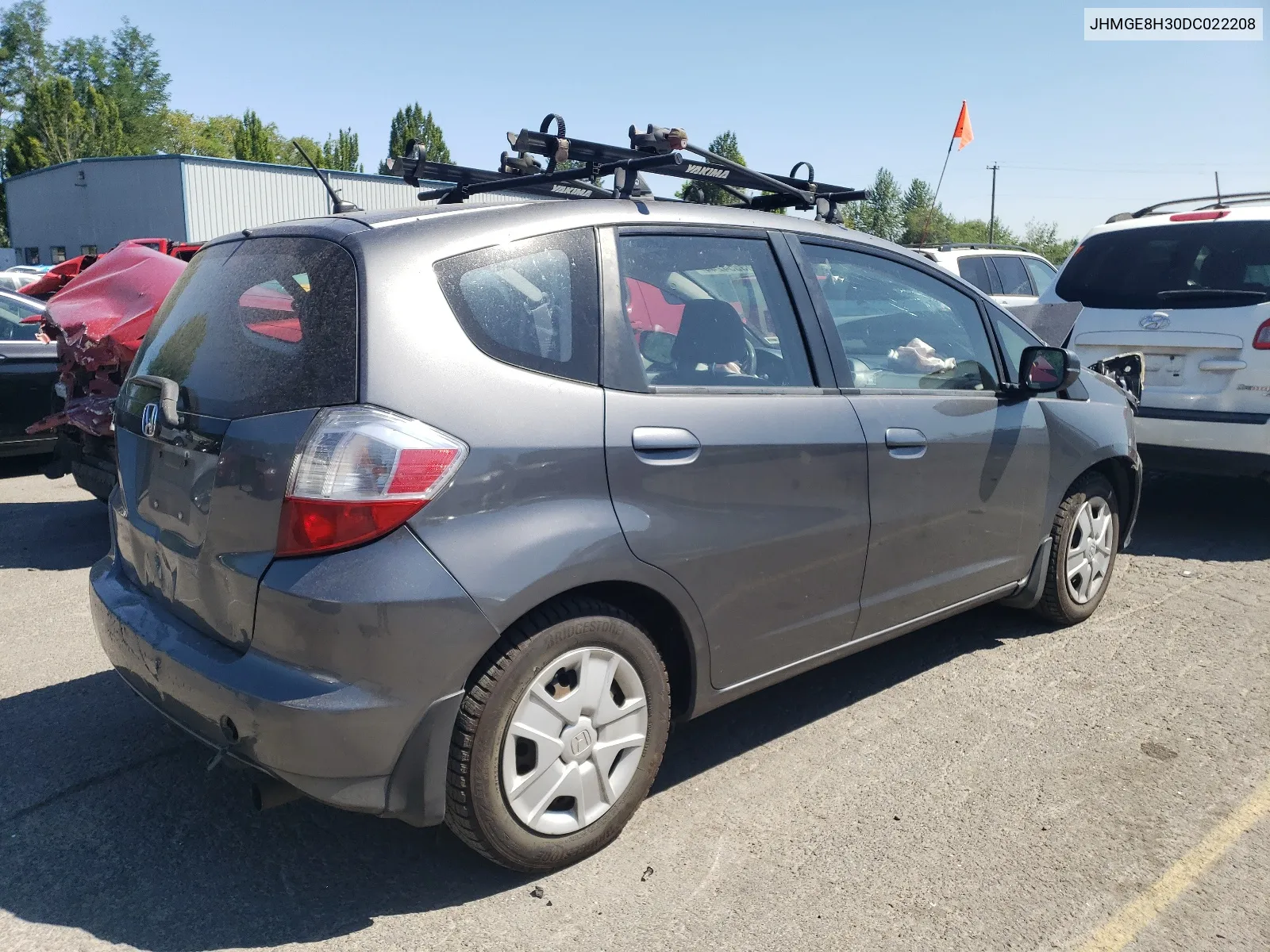 2013 Honda Fit VIN: JHMGE8H30DC022208 Lot: 63554244