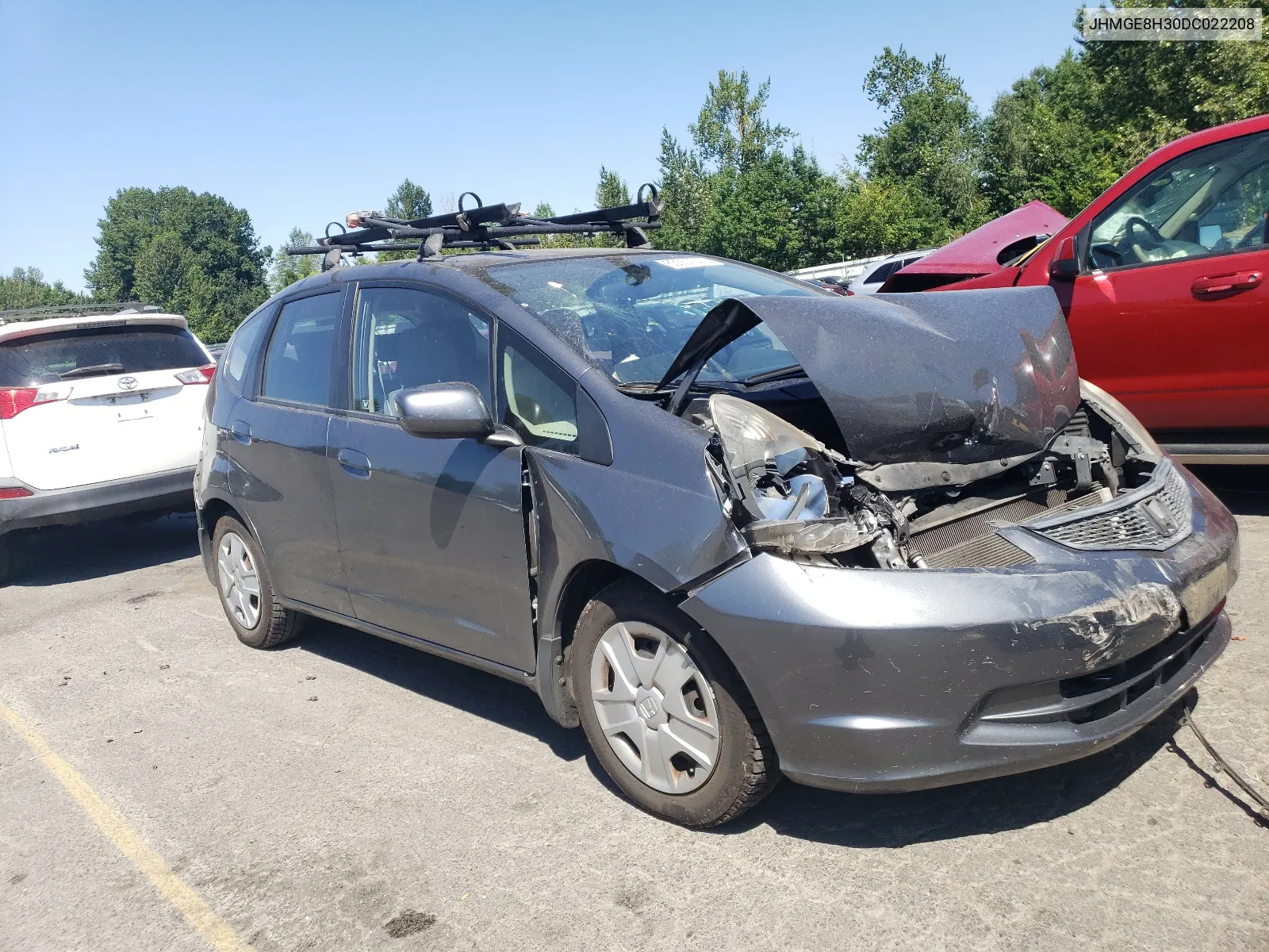 2013 Honda Fit VIN: JHMGE8H30DC022208 Lot: 63554244