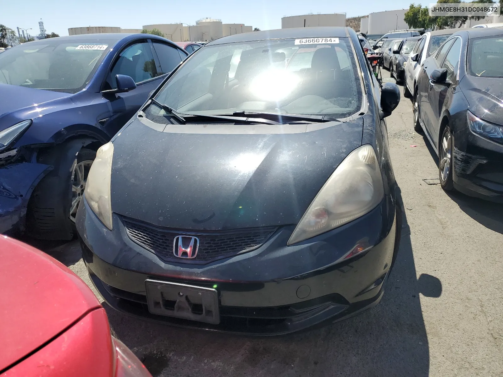 2013 Honda Fit VIN: JHMGE8H31DC048672 Lot: 63660784