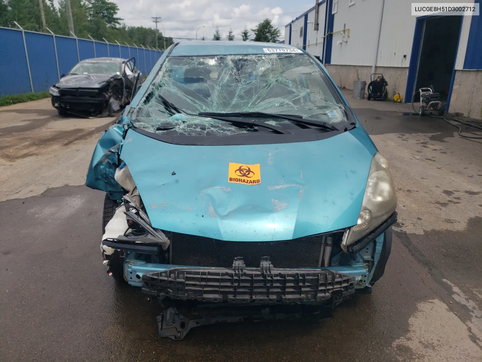 LUCGE8H51D3002712 2013 Honda Fit Lx