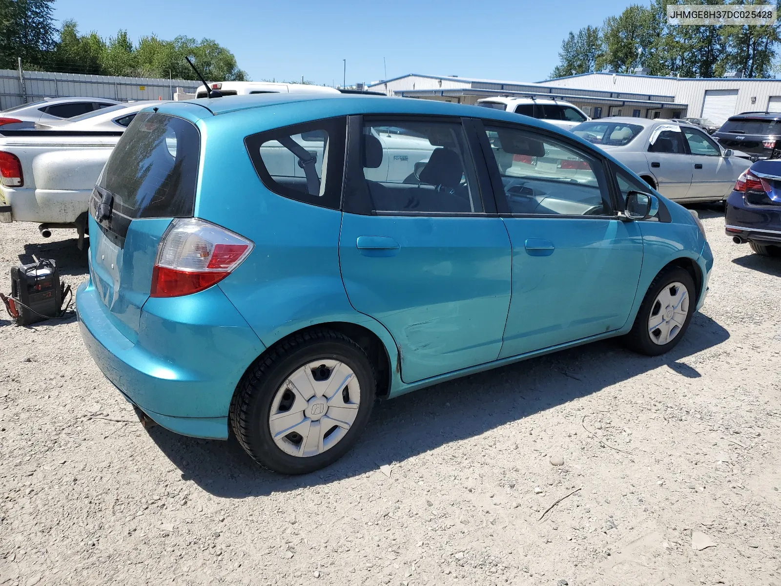 2013 Honda Fit VIN: JHMGE8H37DC025428 Lot: 64194134