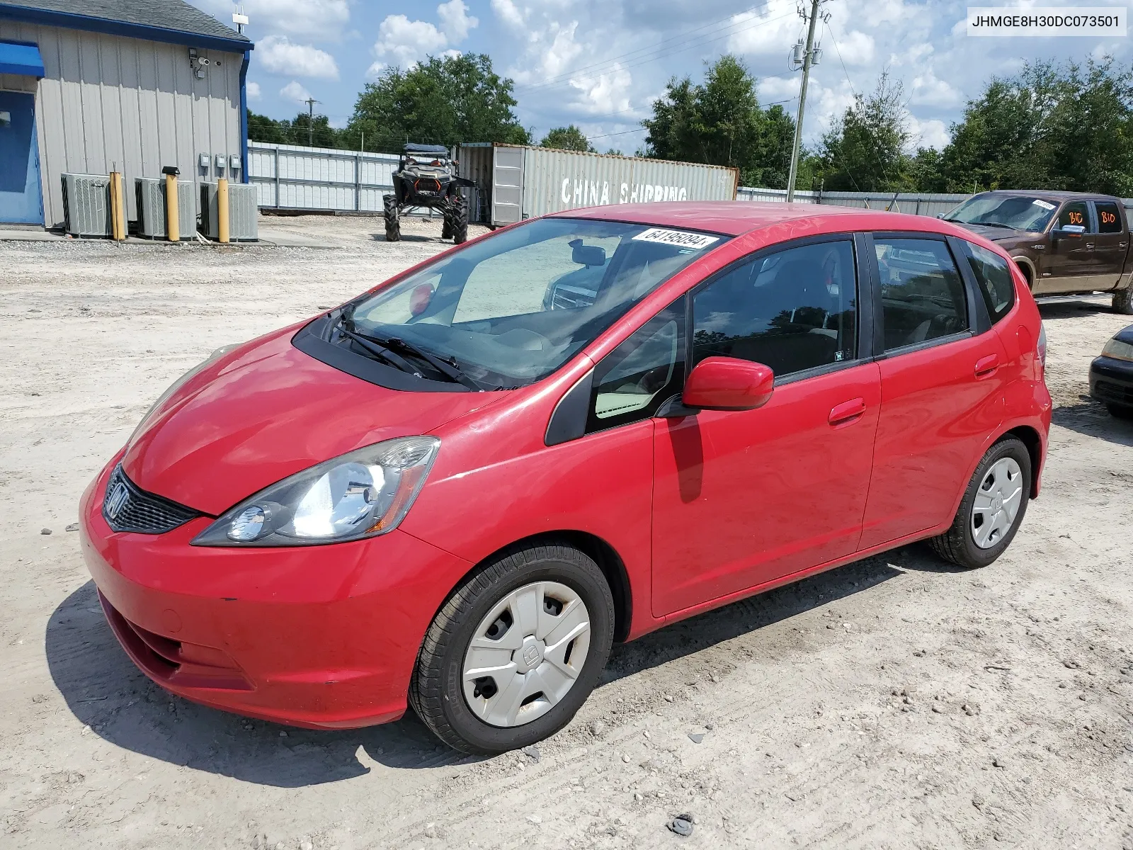 JHMGE8H30DC073501 2013 Honda Fit