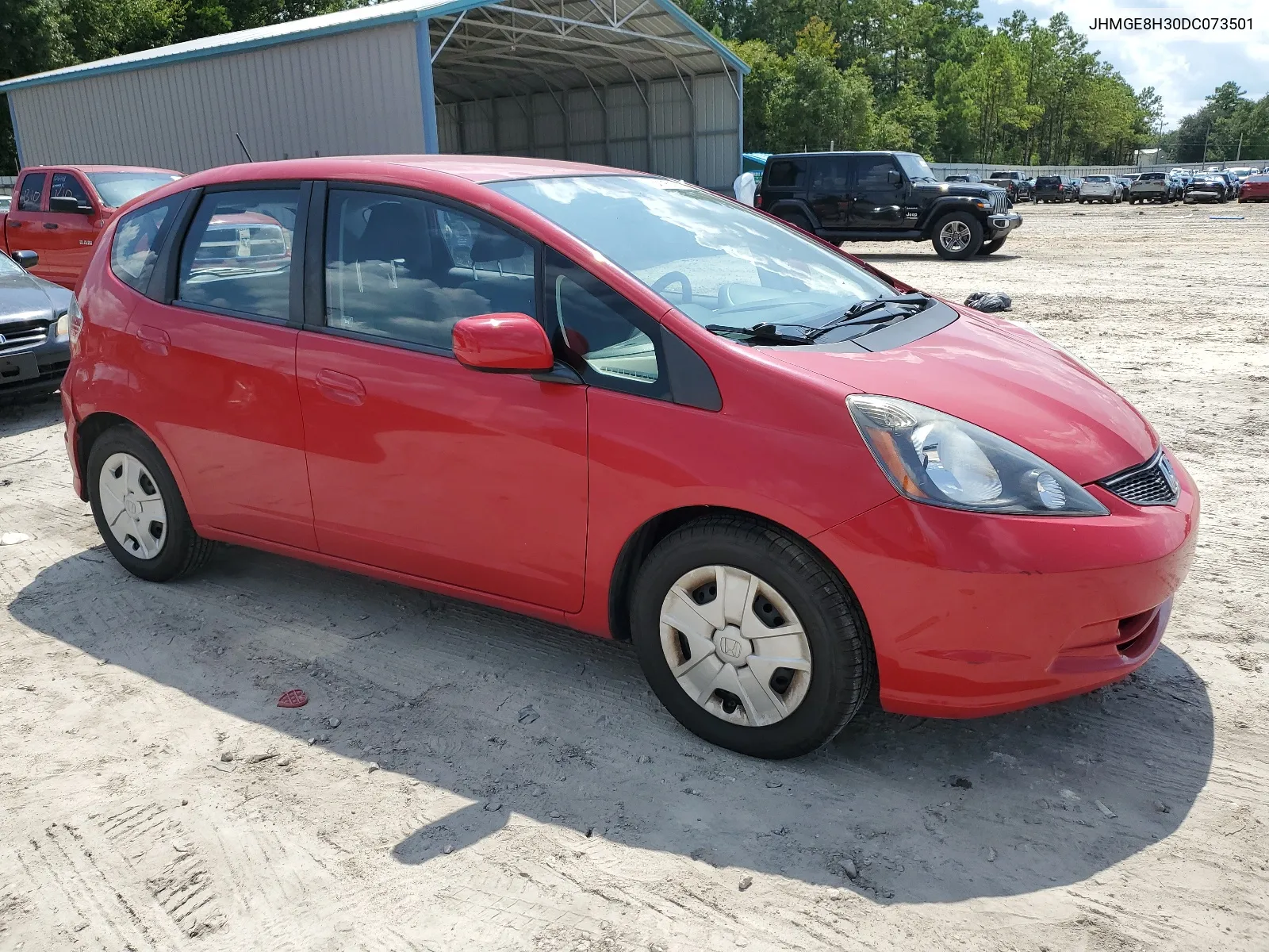 2013 Honda Fit VIN: JHMGE8H30DC073501 Lot: 64195094