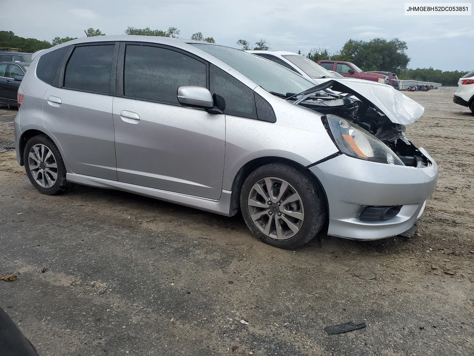 2013 Honda Fit Sport VIN: JHMGE8H52DC053851 Lot: 64935384