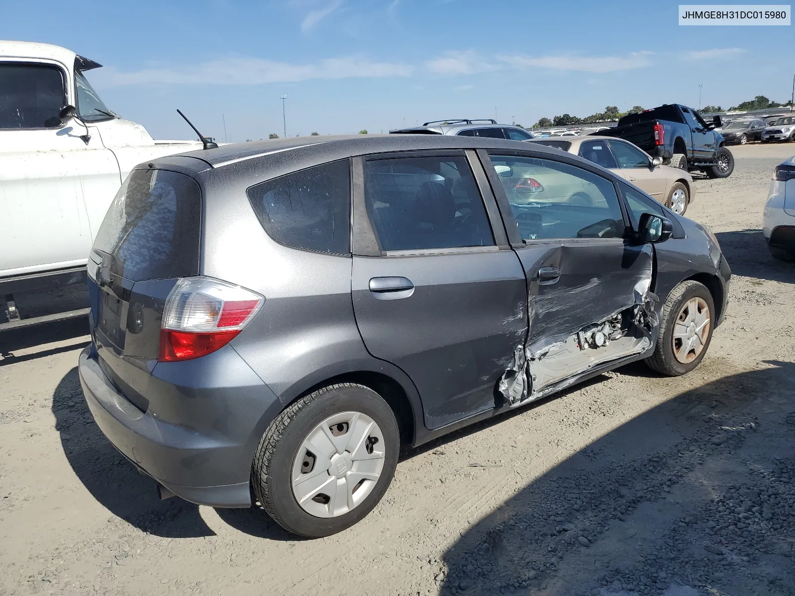 2013 Honda Fit VIN: JHMGE8H31DC015980 Lot: 65646164