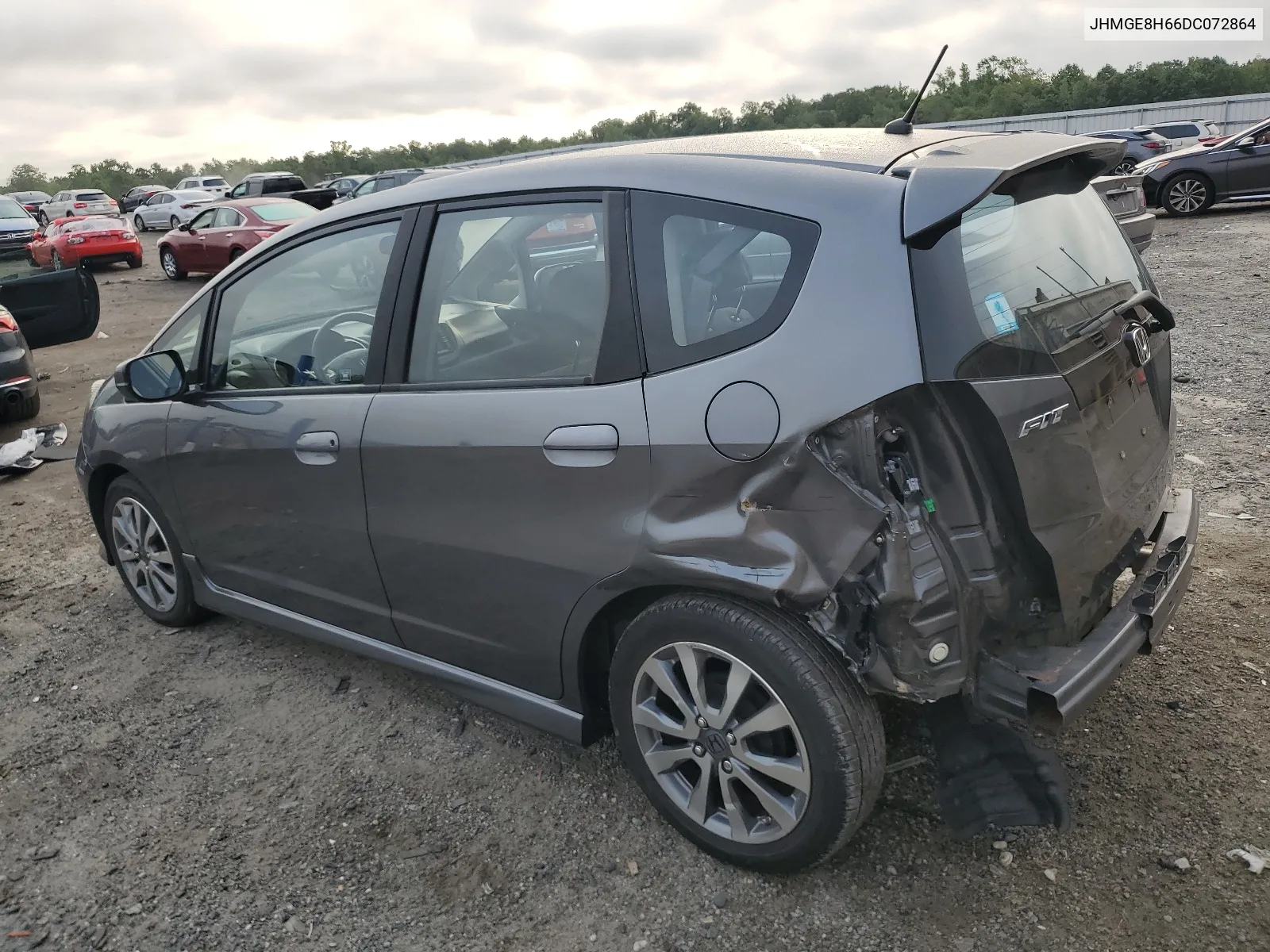 JHMGE8H66DC072864 2013 Honda Fit Sport