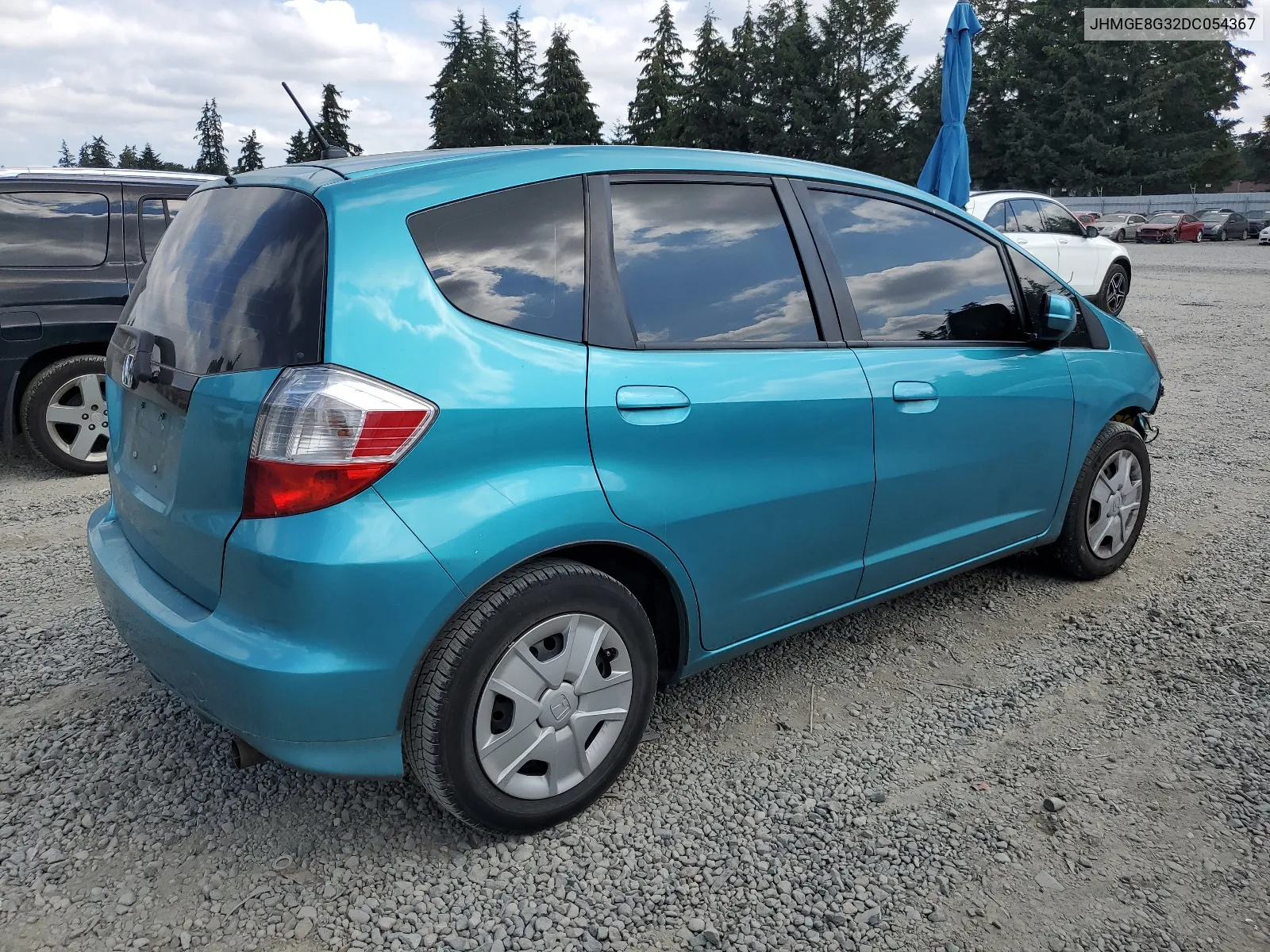 2013 Honda Fit VIN: JHMGE8G32DC054367 Lot: 65971534