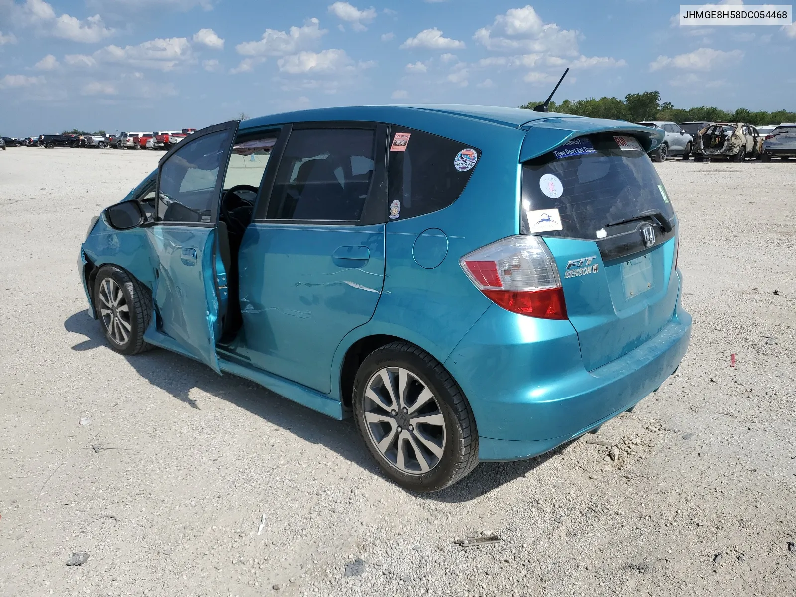 JHMGE8H58DC054468 2013 Honda Fit Sport