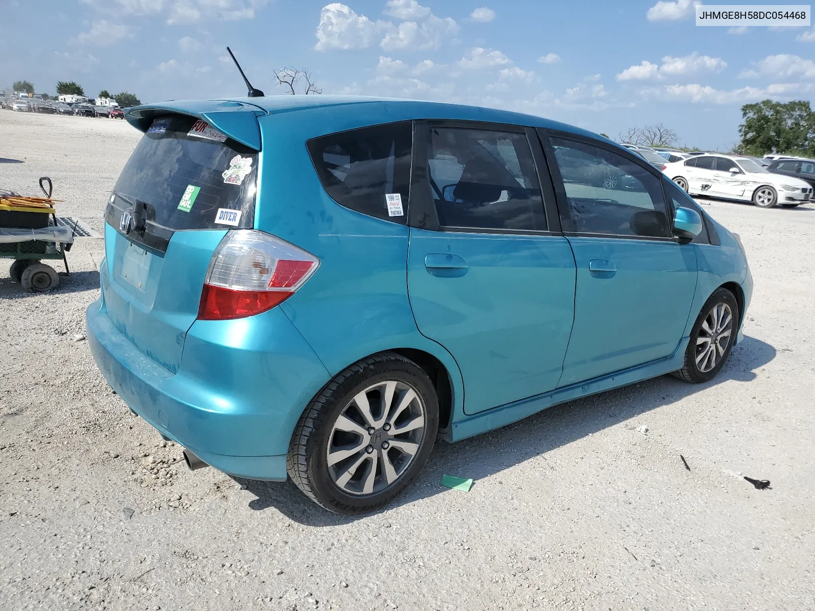 2013 Honda Fit Sport VIN: JHMGE8H58DC054468 Lot: 66627834