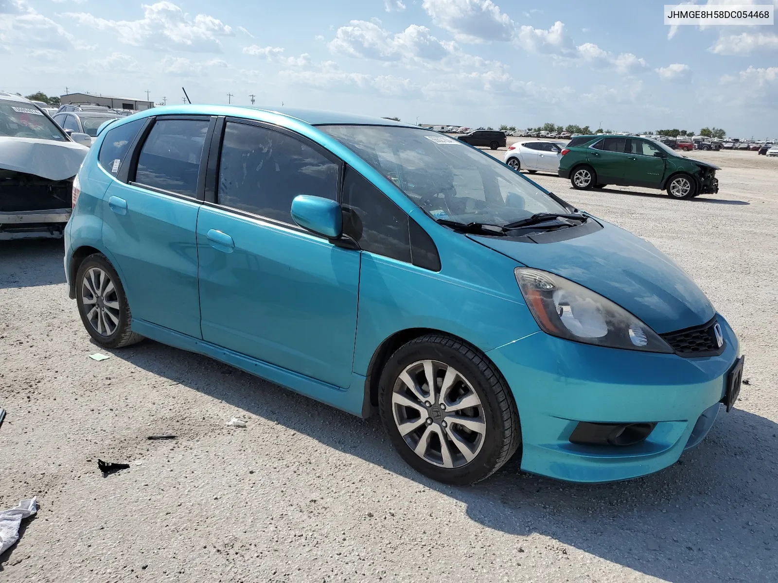 2013 Honda Fit Sport VIN: JHMGE8H58DC054468 Lot: 66627834