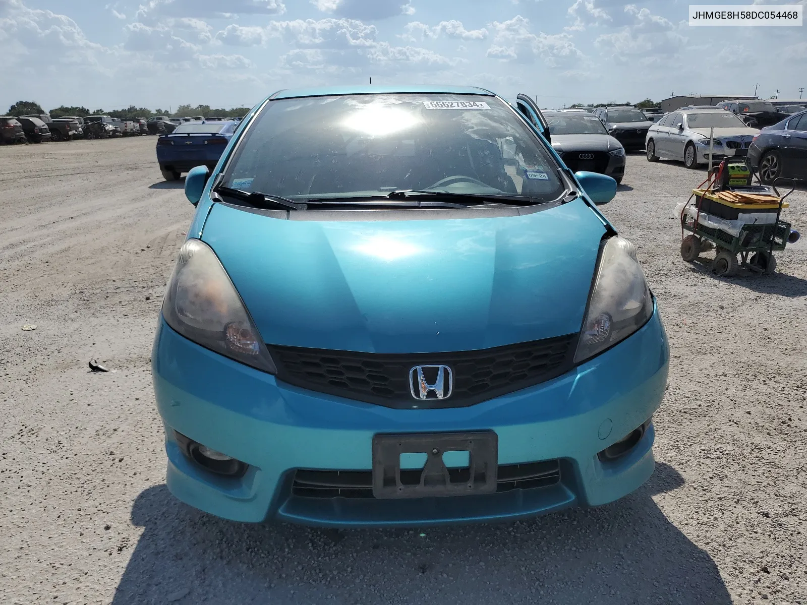 2013 Honda Fit Sport VIN: JHMGE8H58DC054468 Lot: 66627834