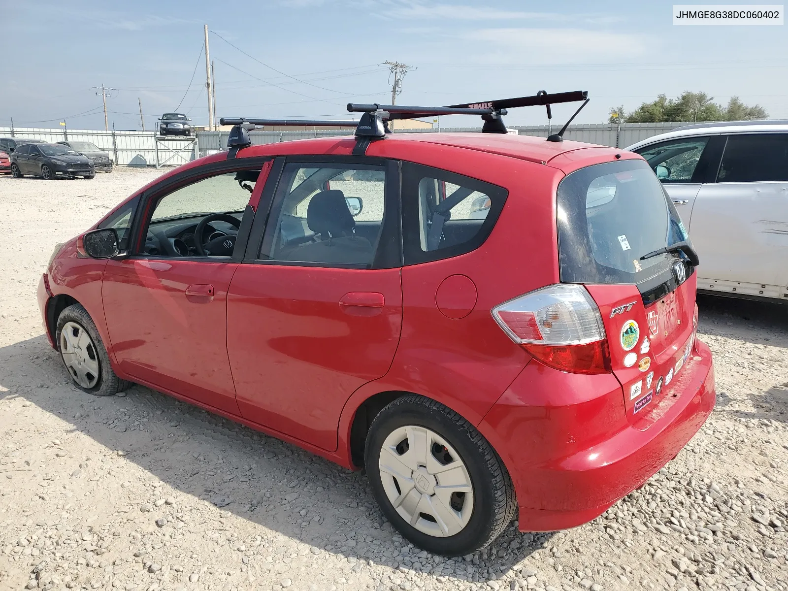 2013 Honda Fit VIN: JHMGE8G38DC060402 Lot: 66705904