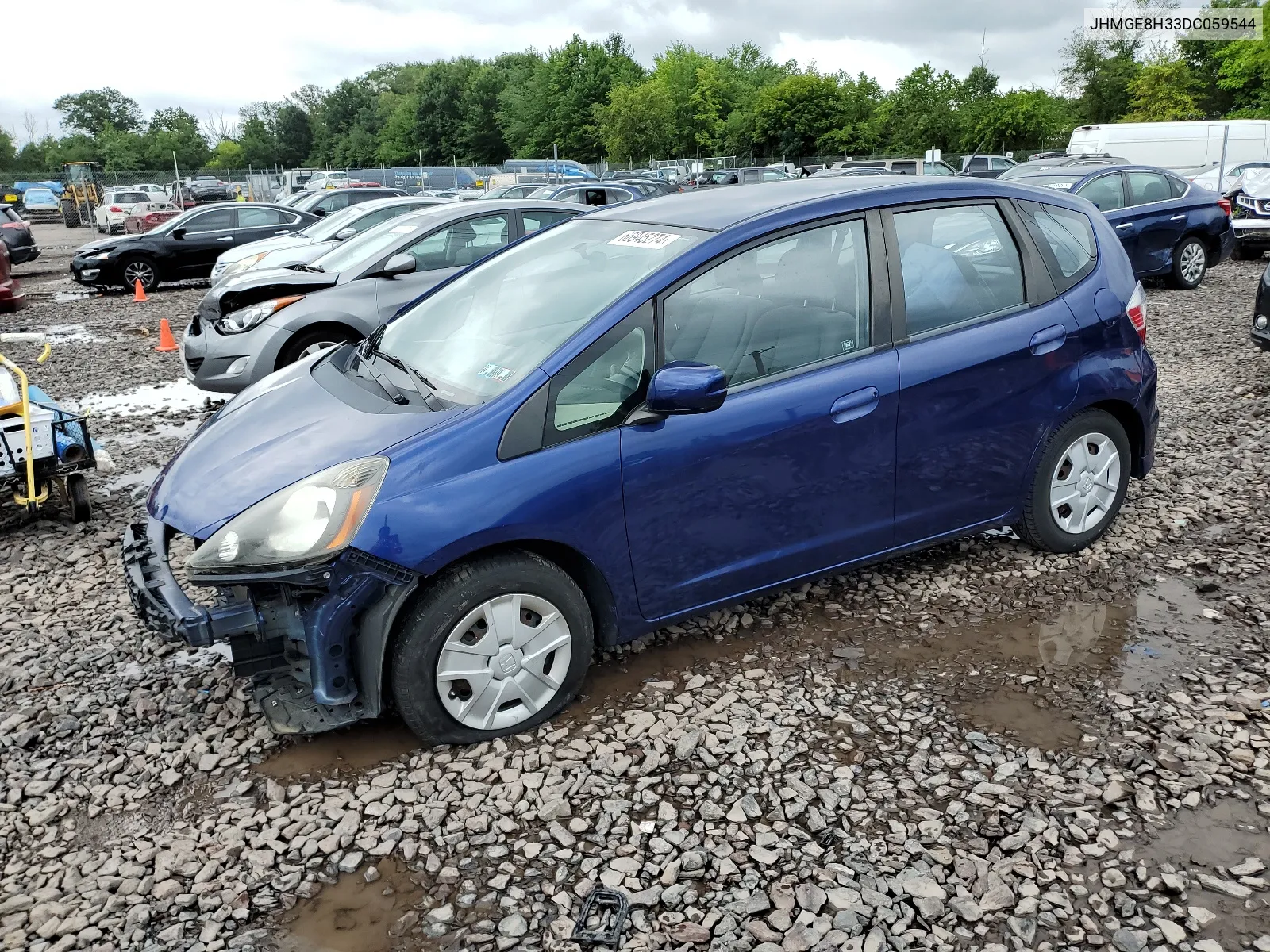 JHMGE8H33DC059544 2013 Honda Fit