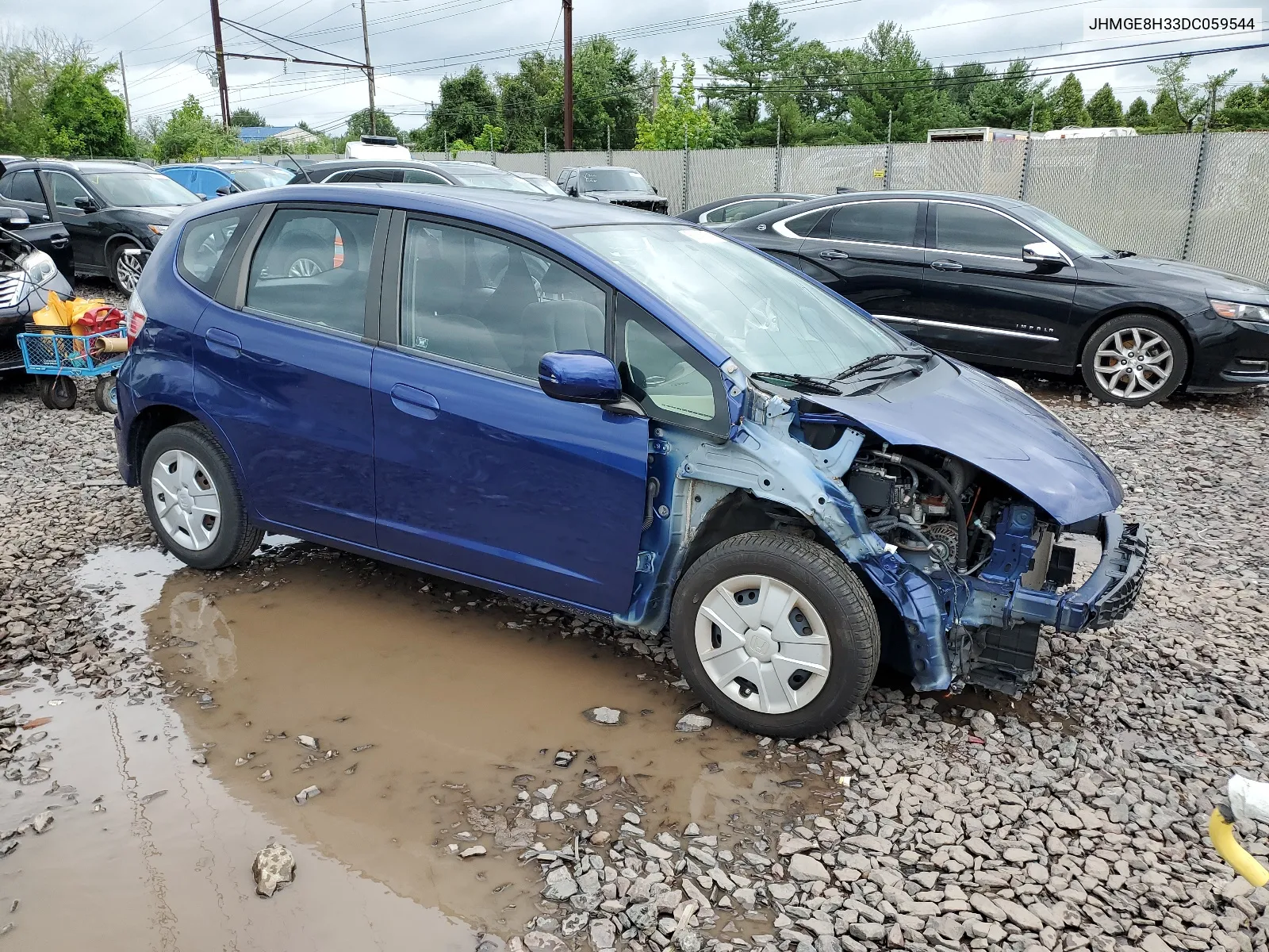 2013 Honda Fit VIN: JHMGE8H33DC059544 Lot: 66945274