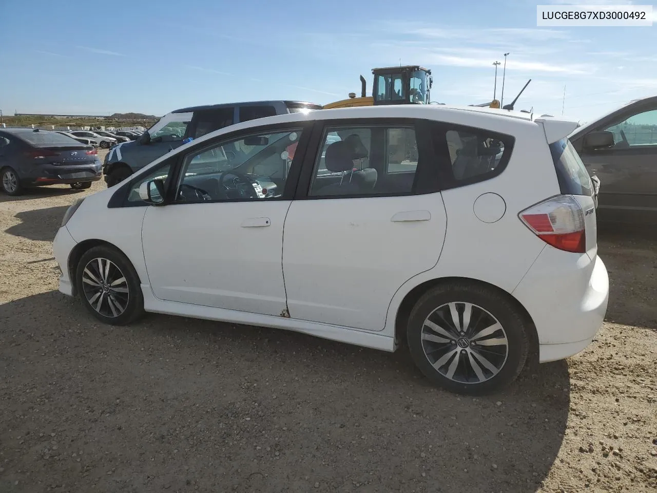 2013 Honda Fit Sport VIN: LUCGE8G7XD3000492 Lot: 72386024