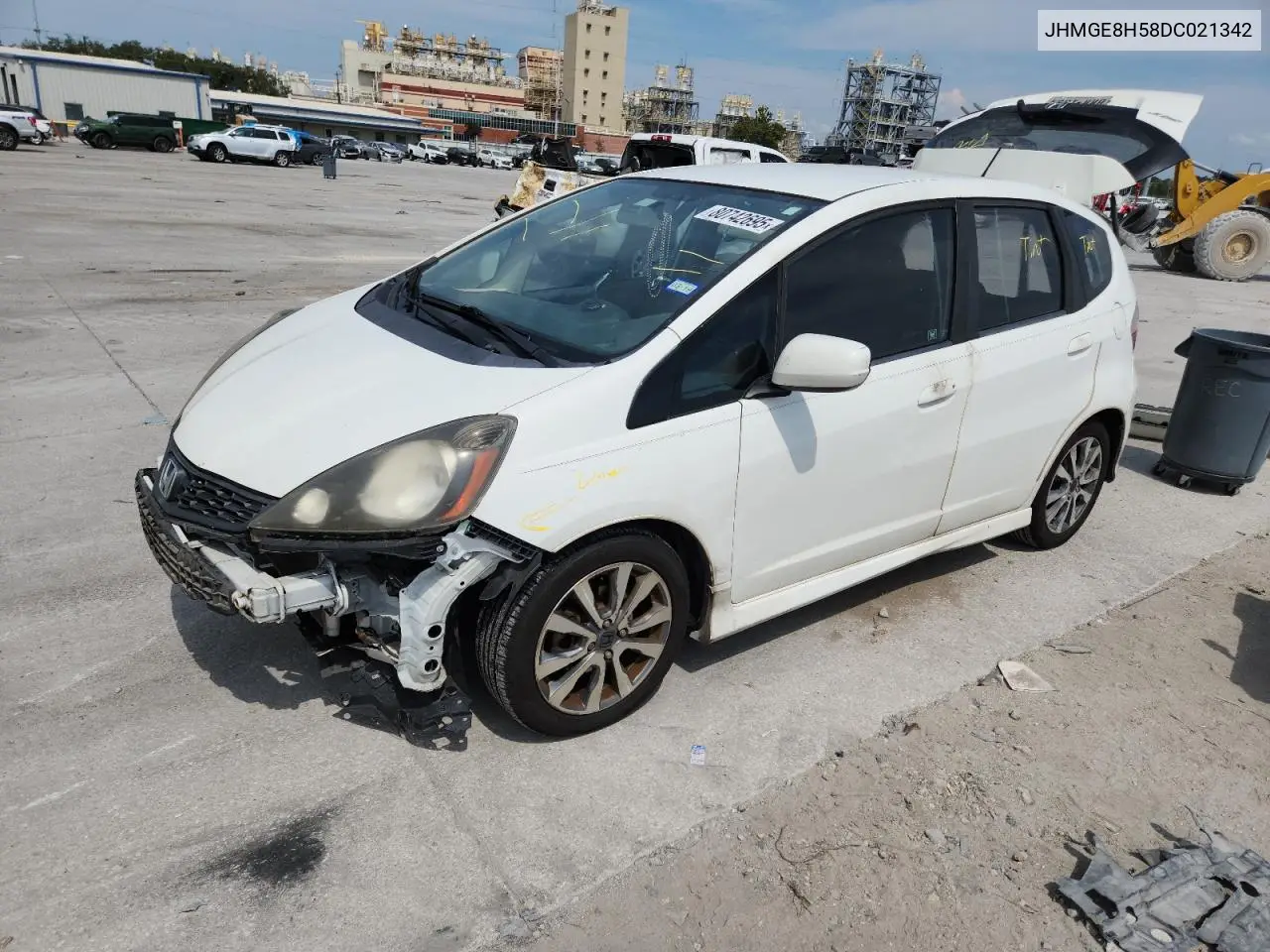 JHMGE8H58DC021342 2013 Honda Fit Sport