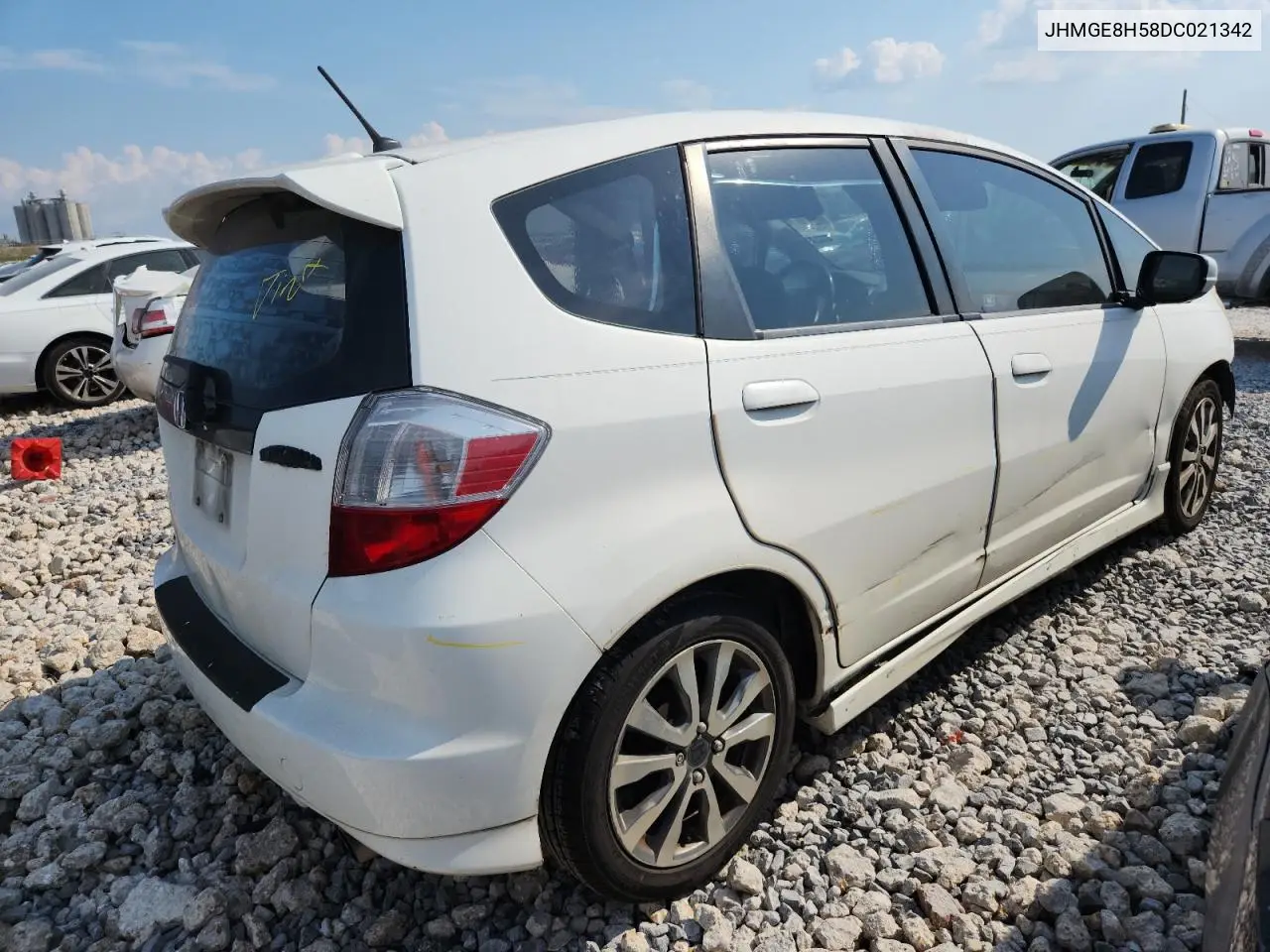 JHMGE8H58DC021342 2013 Honda Fit Sport