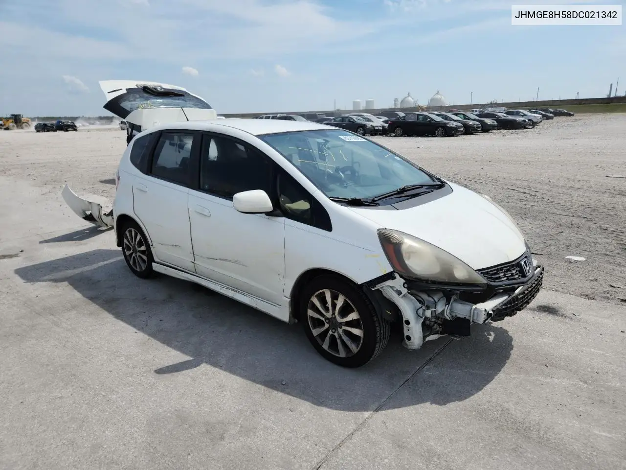 JHMGE8H58DC021342 2013 Honda Fit Sport