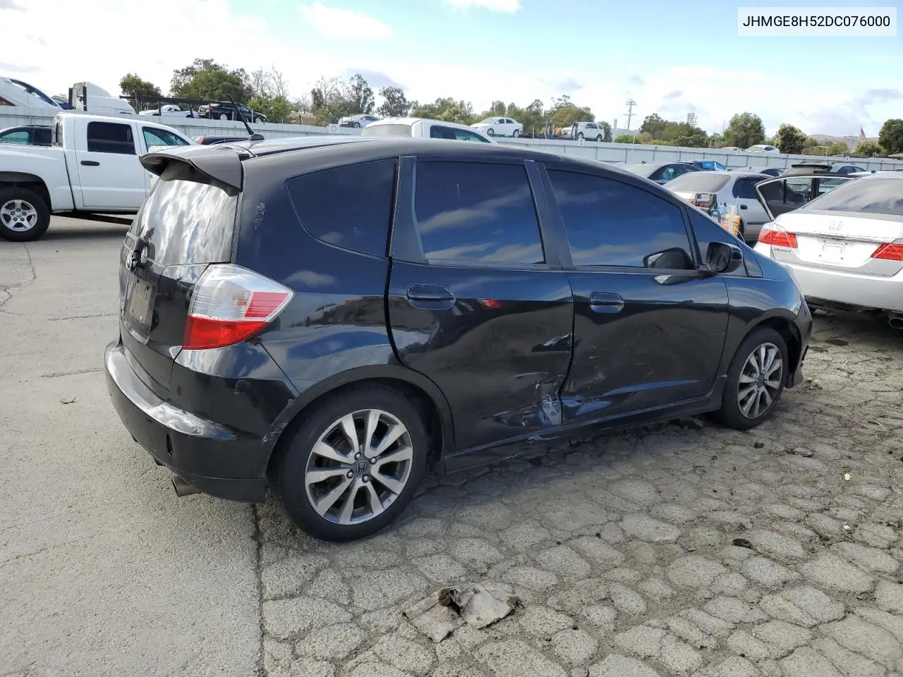 JHMGE8H52DC076000 2013 Honda Fit Sport