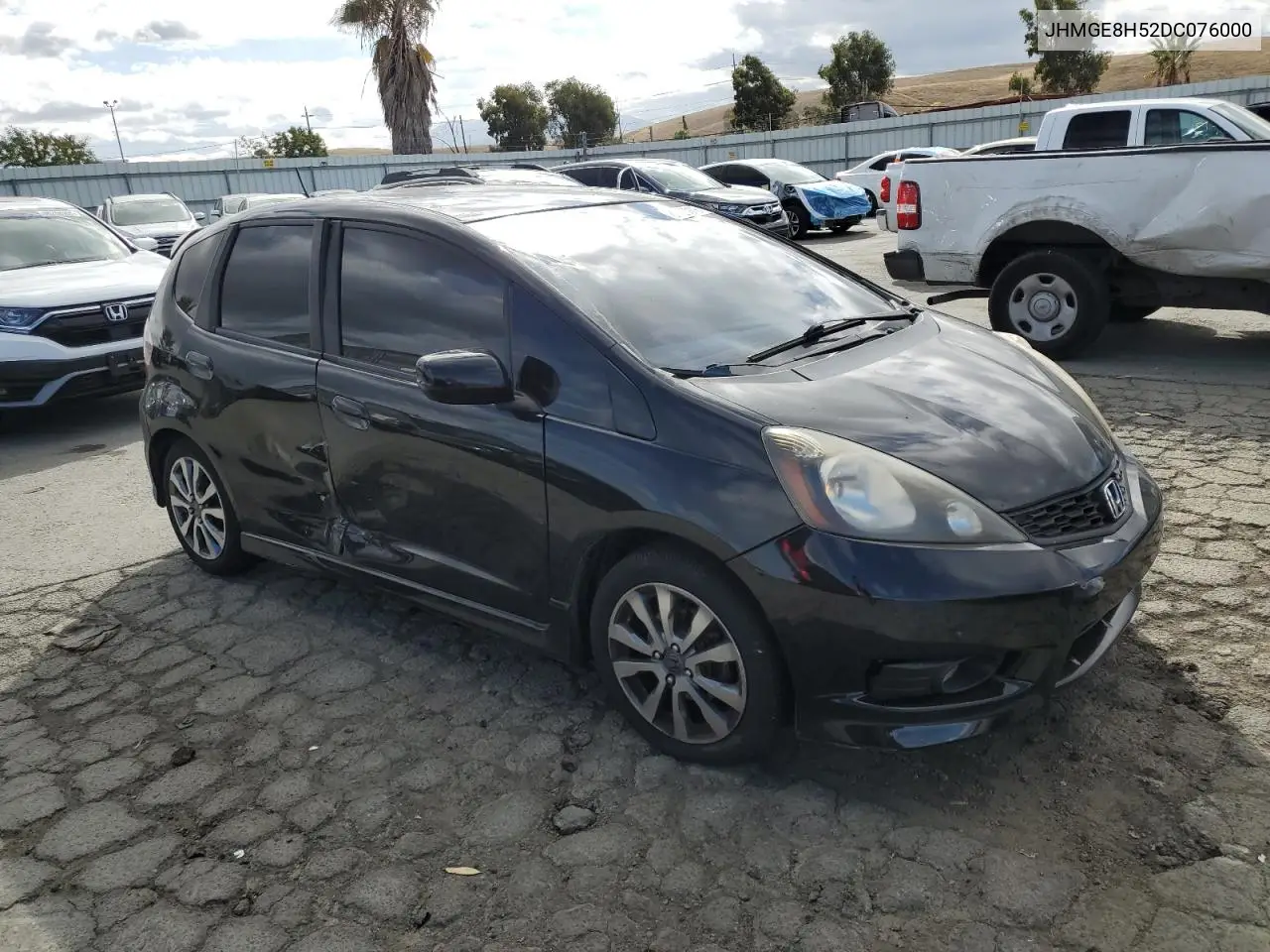 JHMGE8H52DC076000 2013 Honda Fit Sport