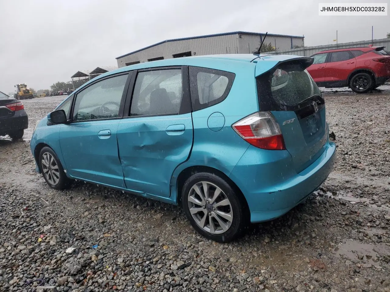 JHMGE8H5XDC033282 2013 Honda Fit Sport