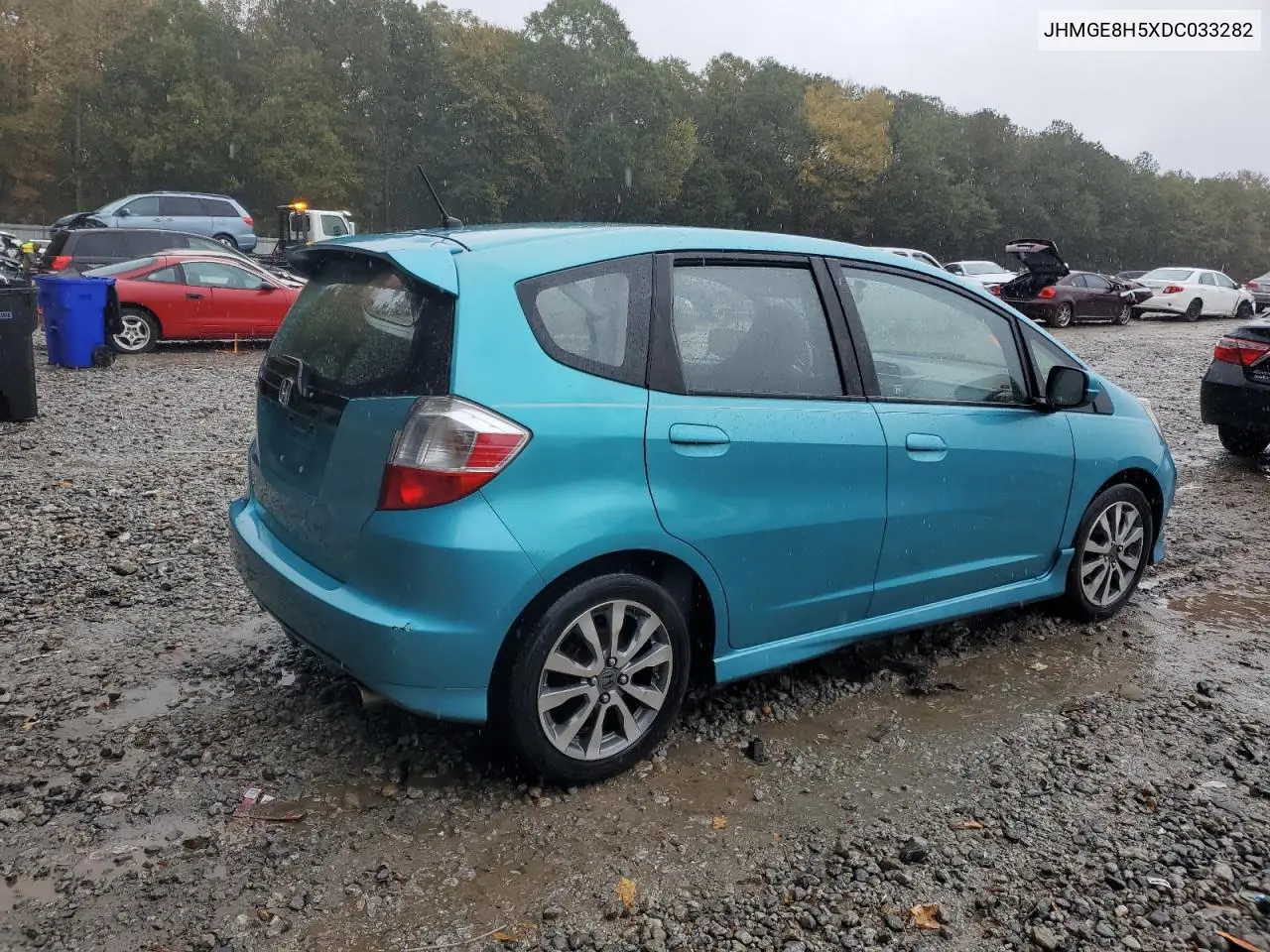 JHMGE8H5XDC033282 2013 Honda Fit Sport