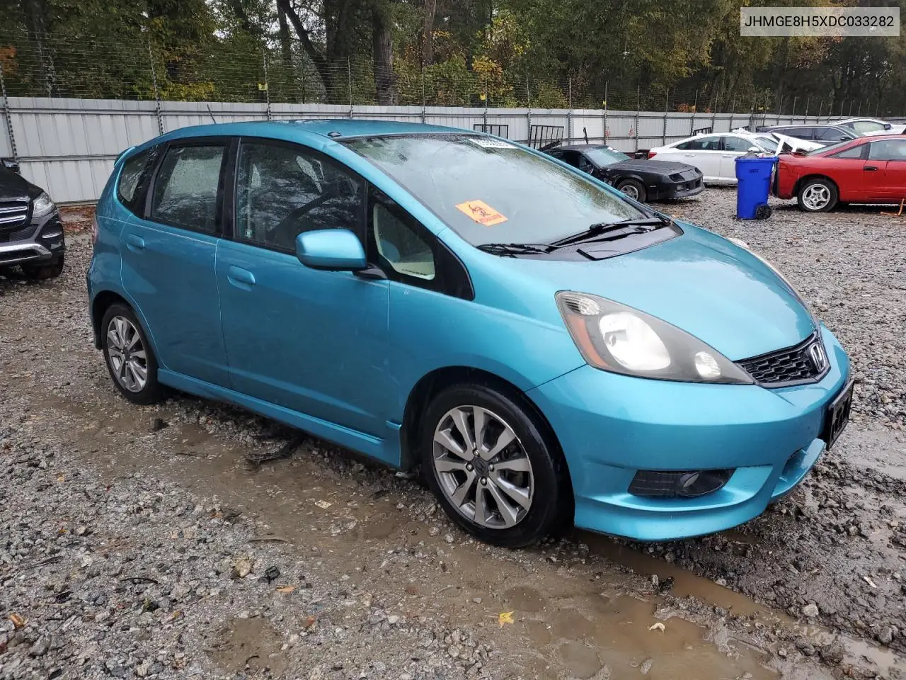 JHMGE8H5XDC033282 2013 Honda Fit Sport