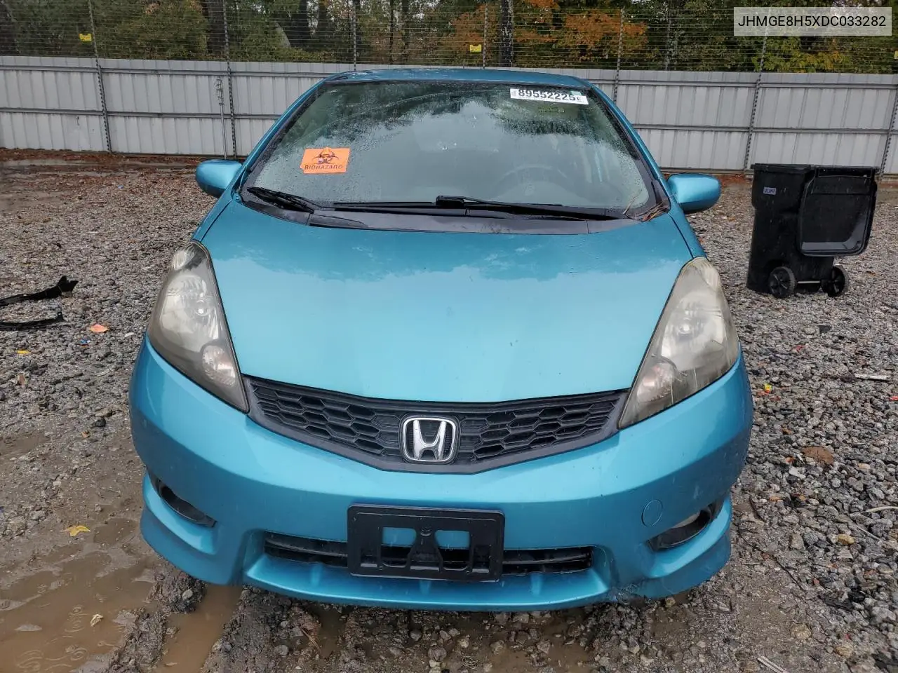 JHMGE8H5XDC033282 2013 Honda Fit Sport