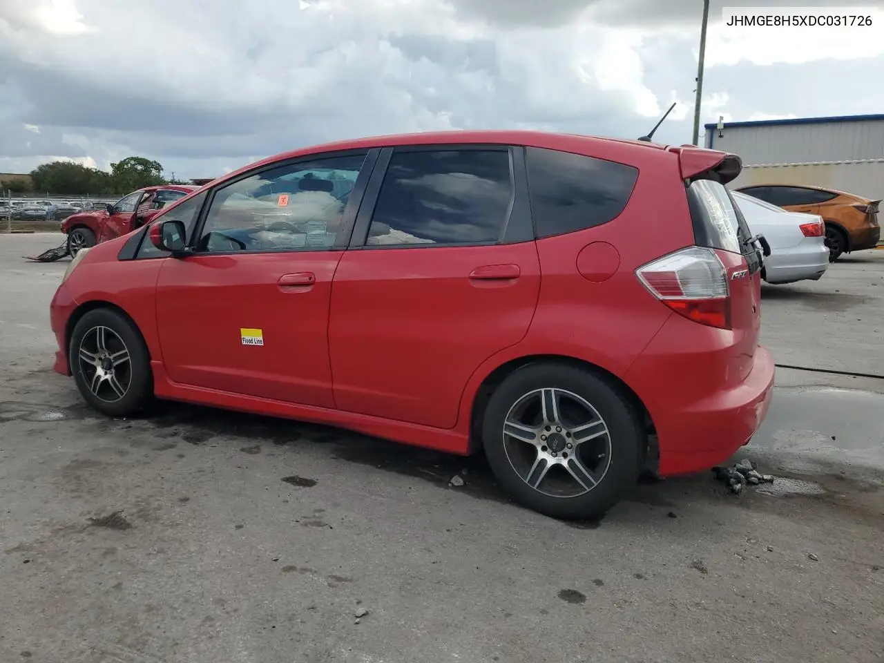 JHMGE8H5XDC031726 2013 Honda Fit Sport