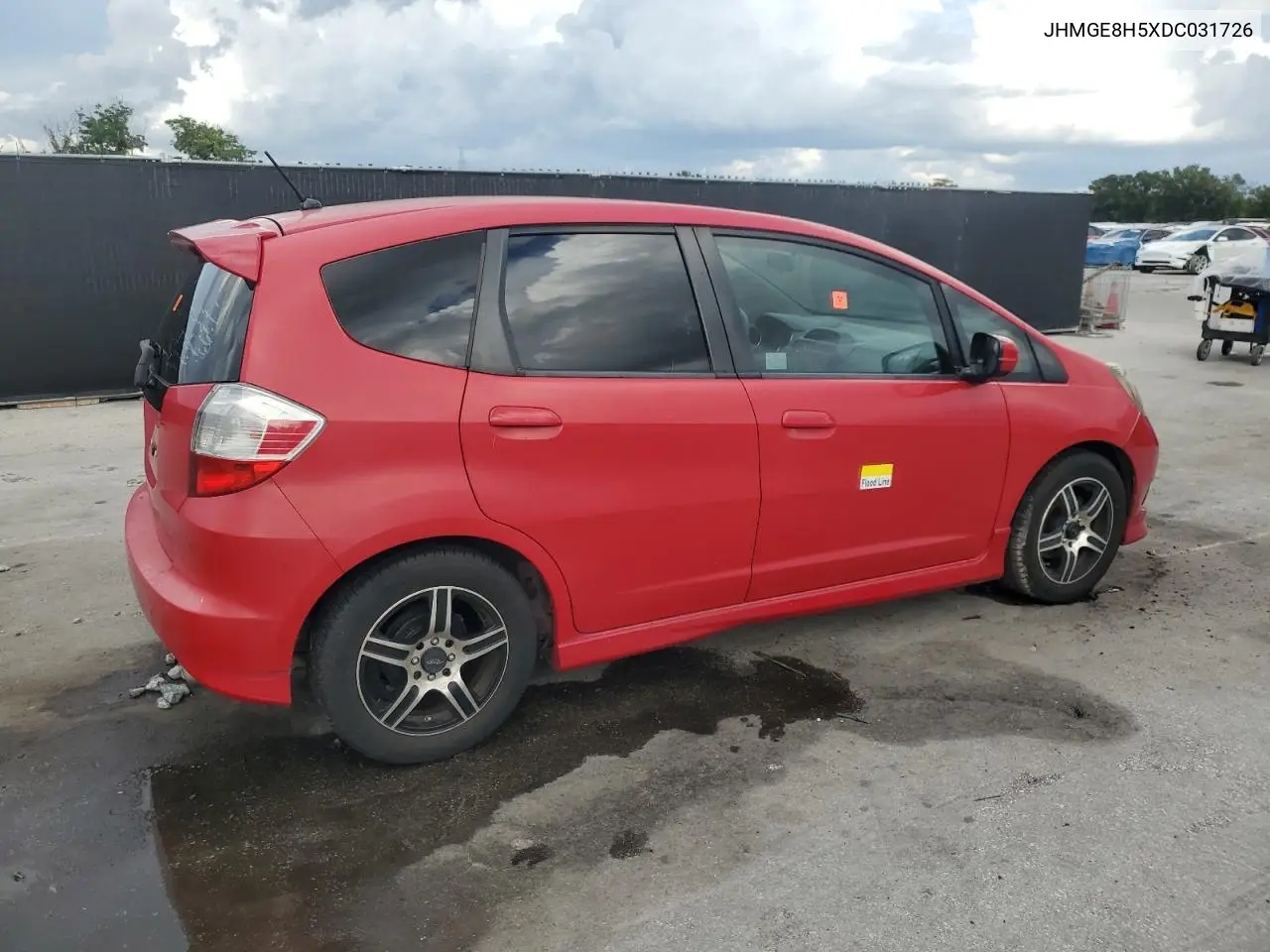 JHMGE8H5XDC031726 2013 Honda Fit Sport