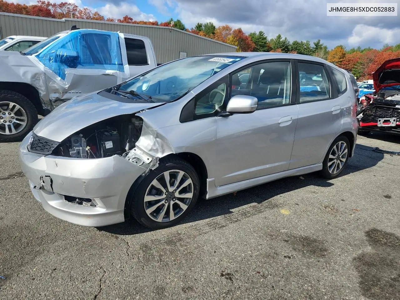 JHMGE8H5XDC052883 2013 Honda Fit Sport