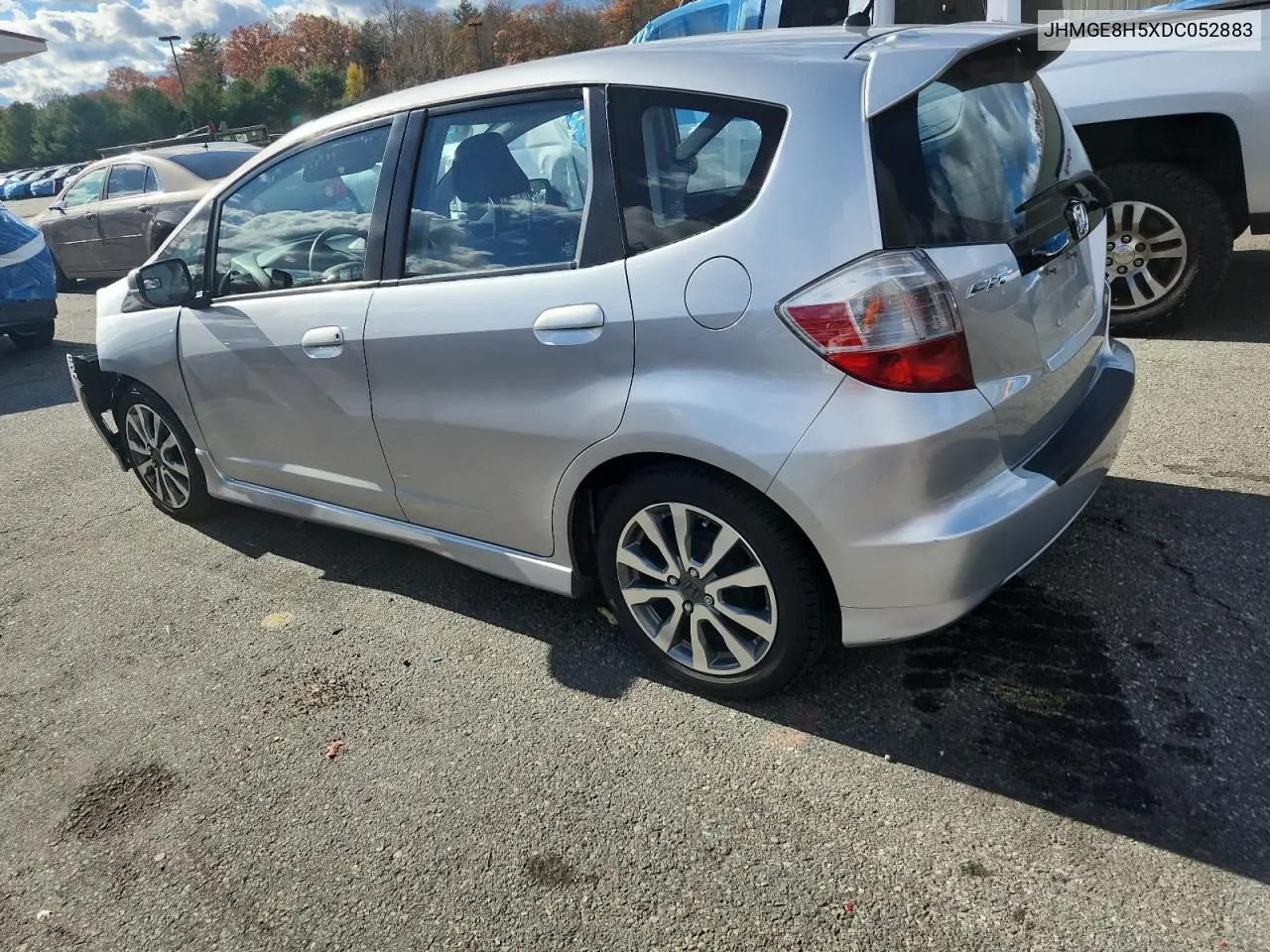 JHMGE8H5XDC052883 2013 Honda Fit Sport