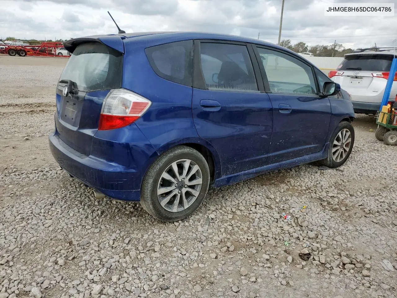 JHMGE8H65DC064786 2013 Honda Fit Sport