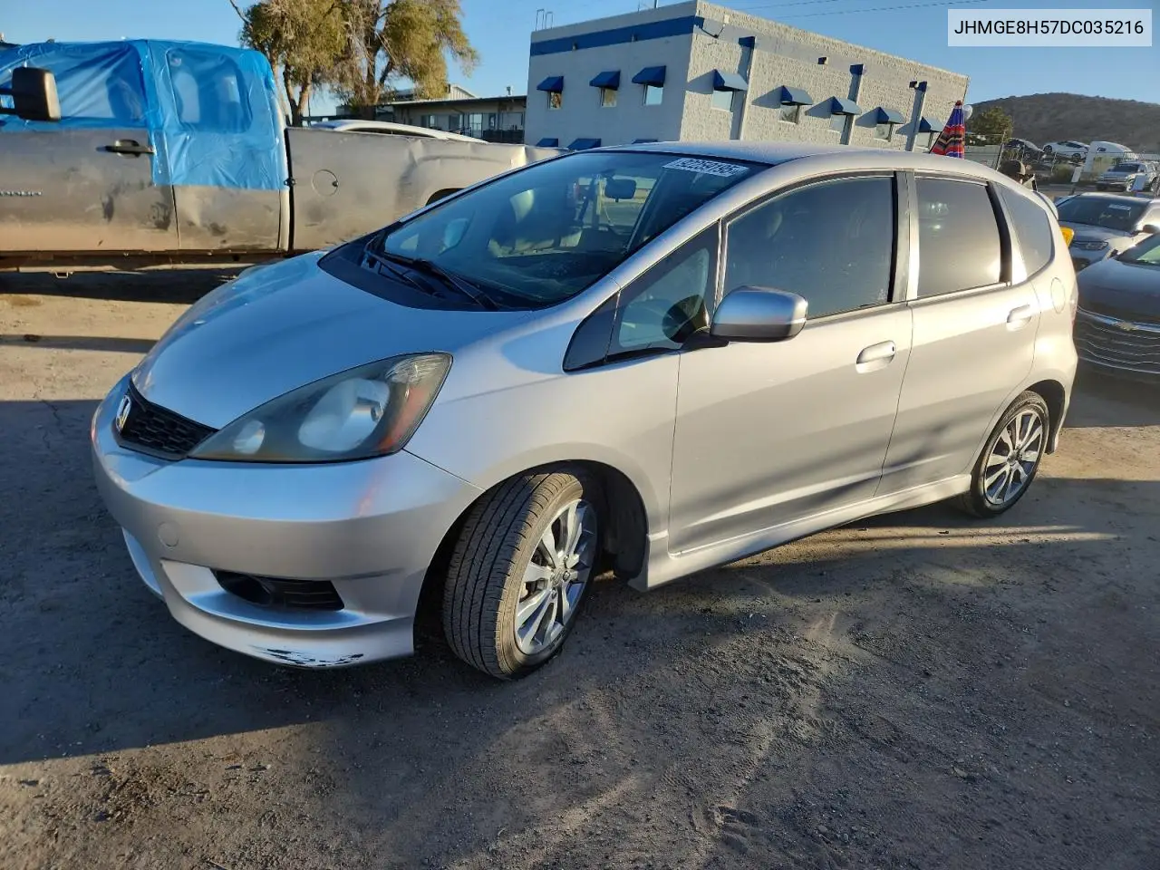 JHMGE8H57DC035216 2013 Honda Fit Sport