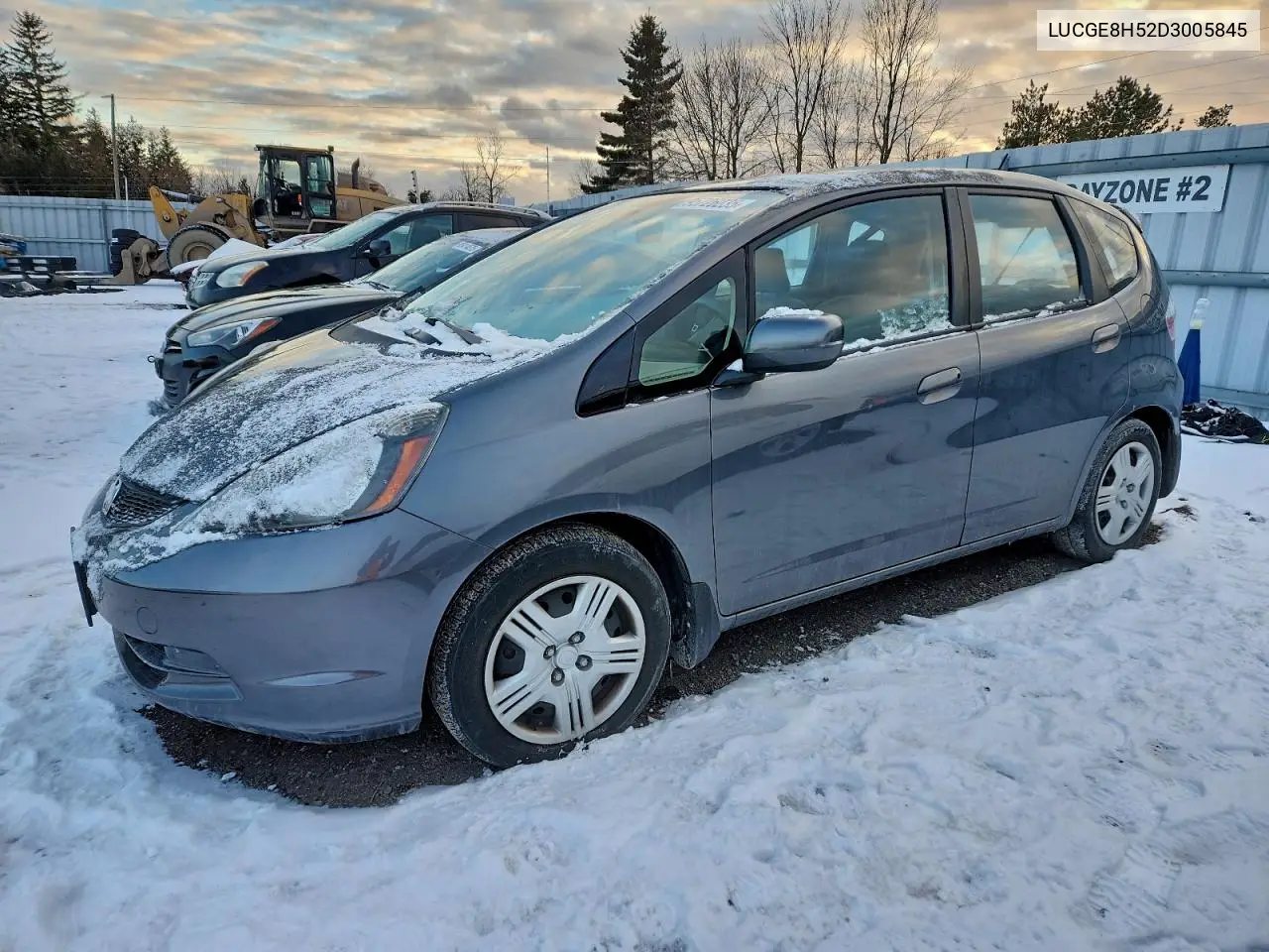 LUCGE8H52D3005845 2013 Honda Fit Lx