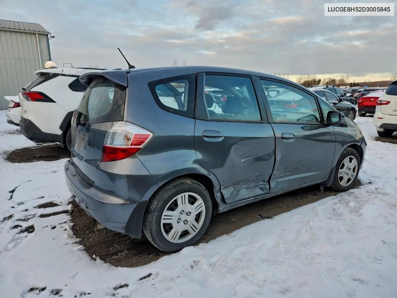 LUCGE8H52D3005845 2013 Honda Fit Lx