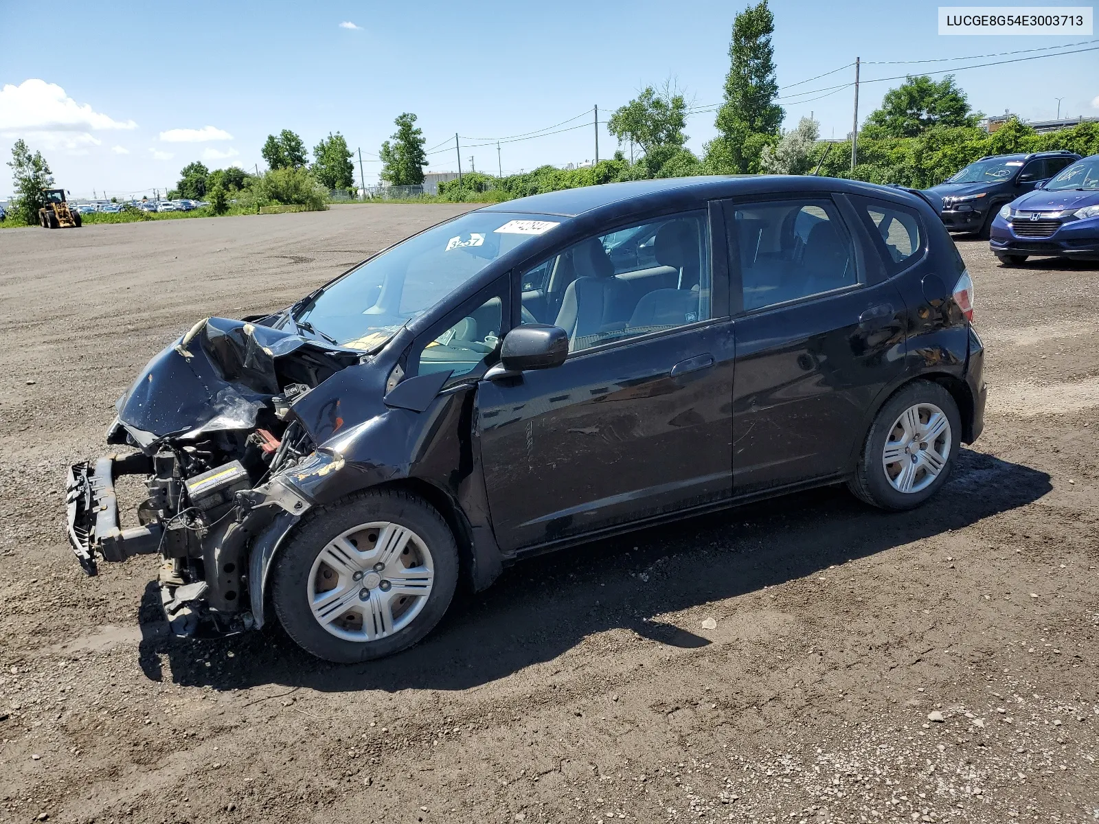 2014 Honda Fit Lx VIN: LUCGE8G54E3003713 Lot: 61142844