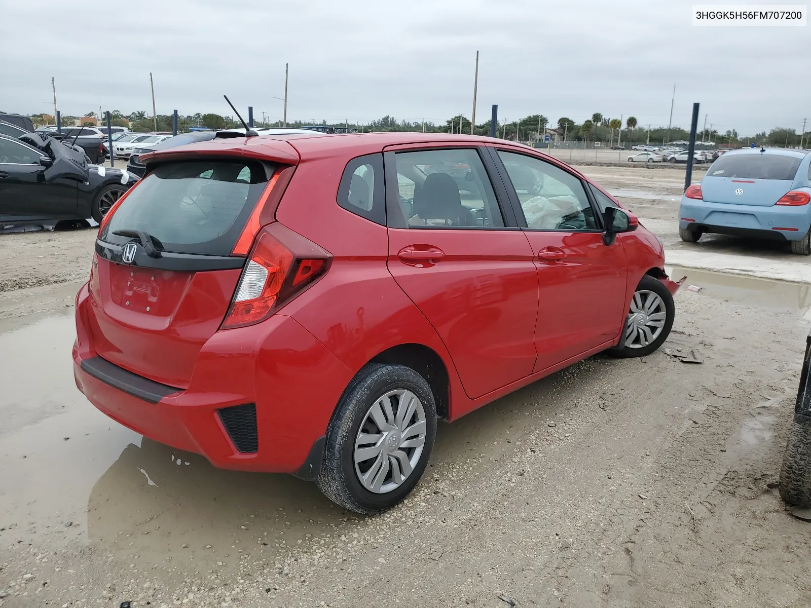 3HGGK5H56FM707200 2015 Honda Fit Lx