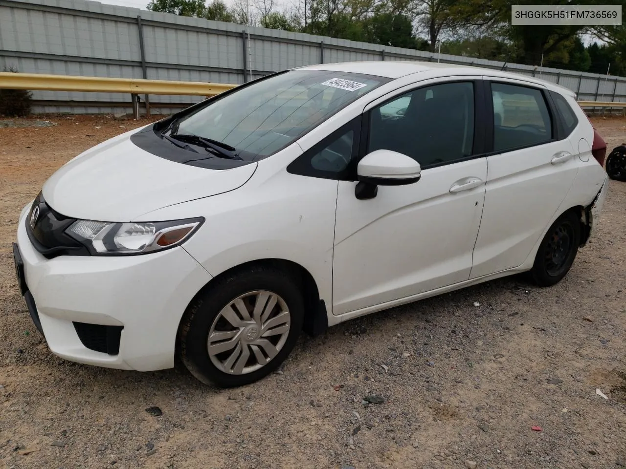 3HGGK5H51FM736569 2015 Honda Fit Lx